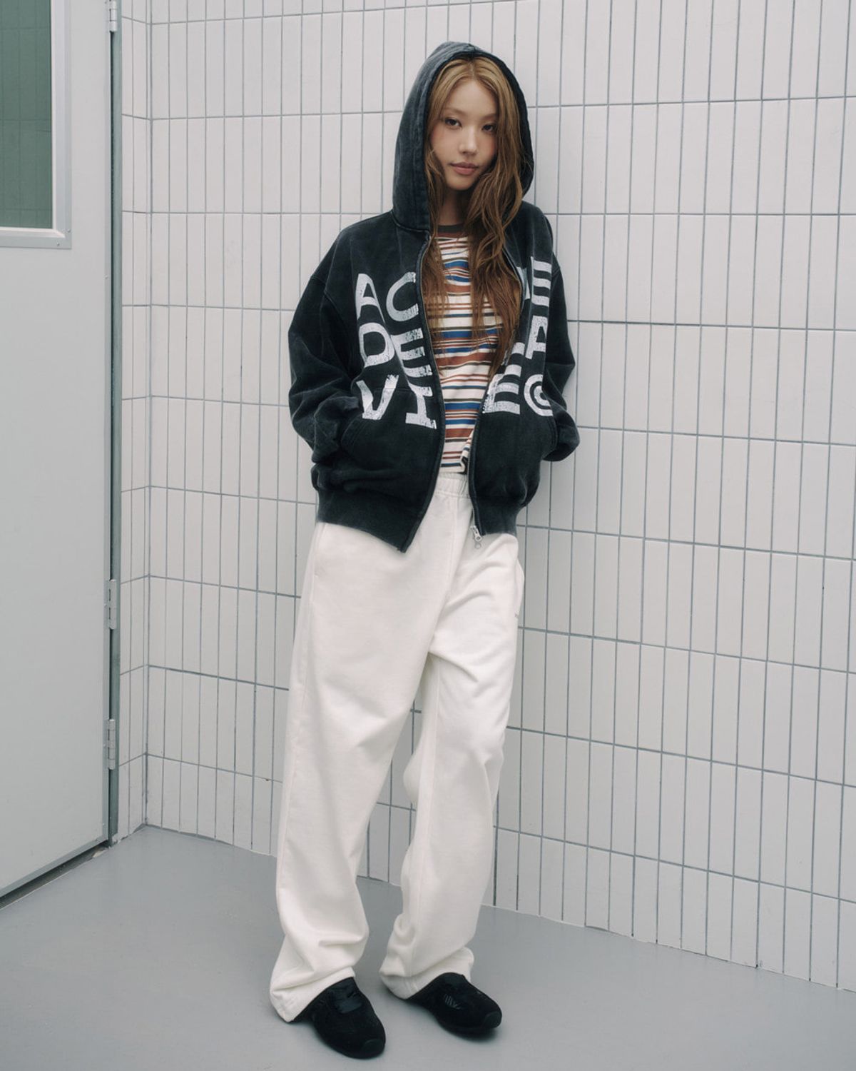 아크메드라비(ACME DE LA VIE) FULL GRAPHIC HOOD ZIP UP