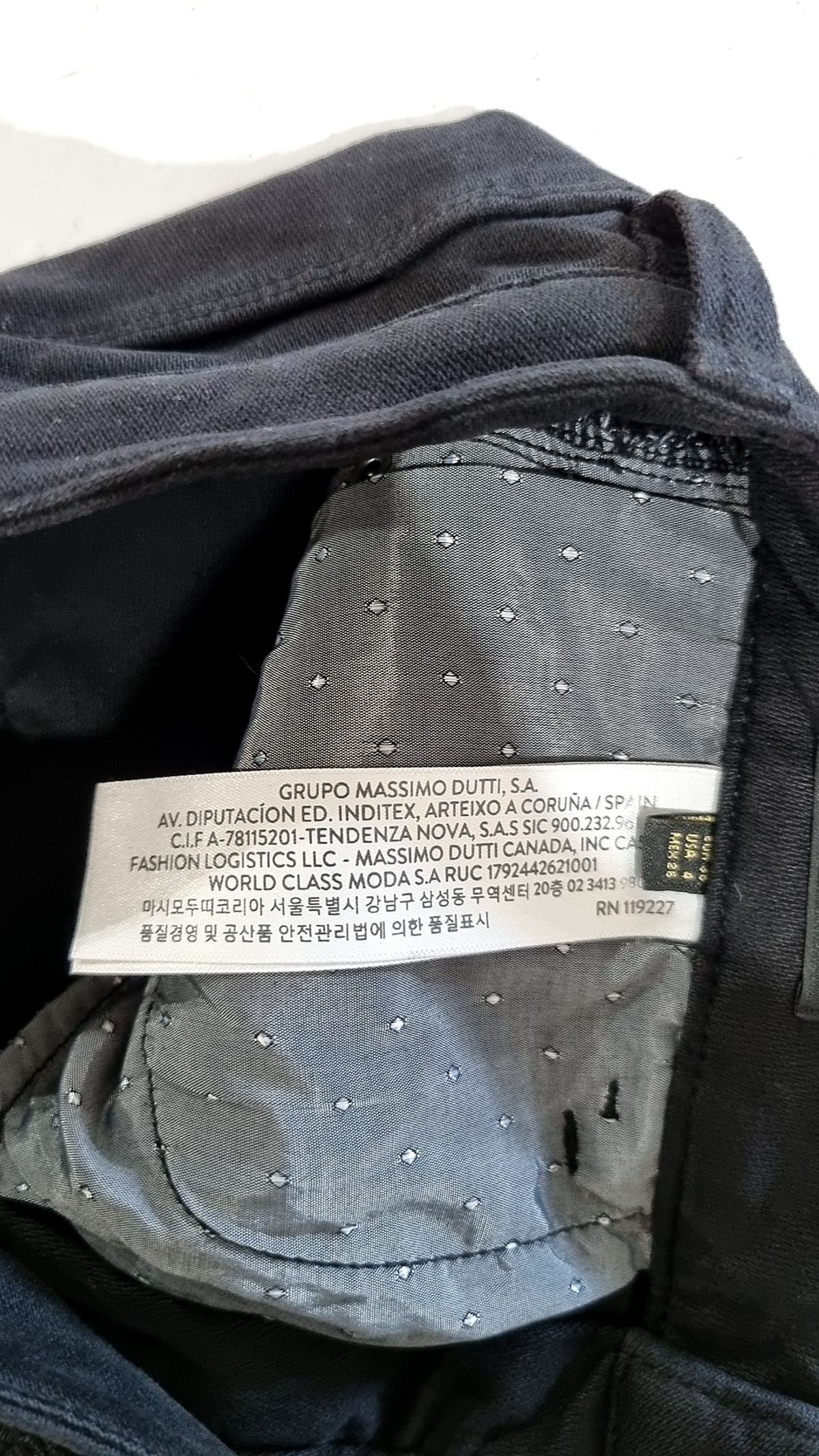 마시모두띠(Massimo dutti) 청/데님 팬츠 36