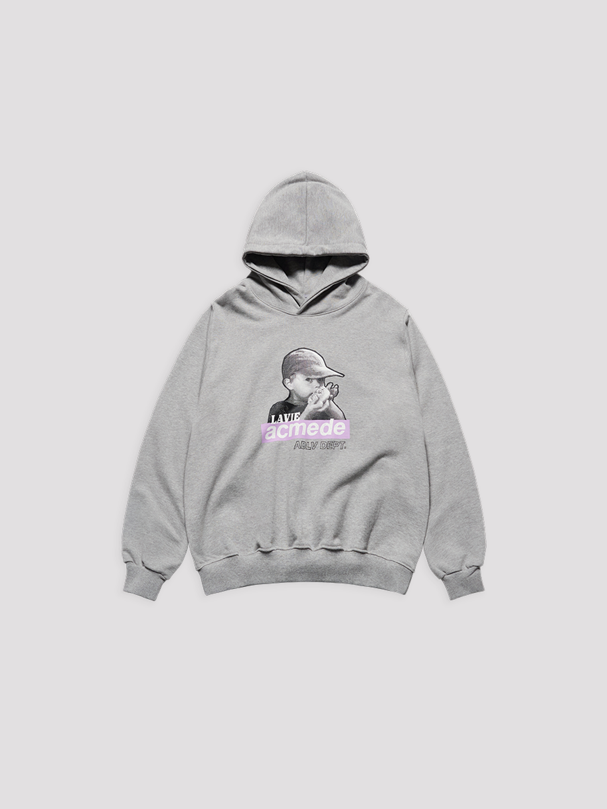 아크메드라비(ACME DE LA VIE) HALFTONE BOX CAP BOY HOODIE