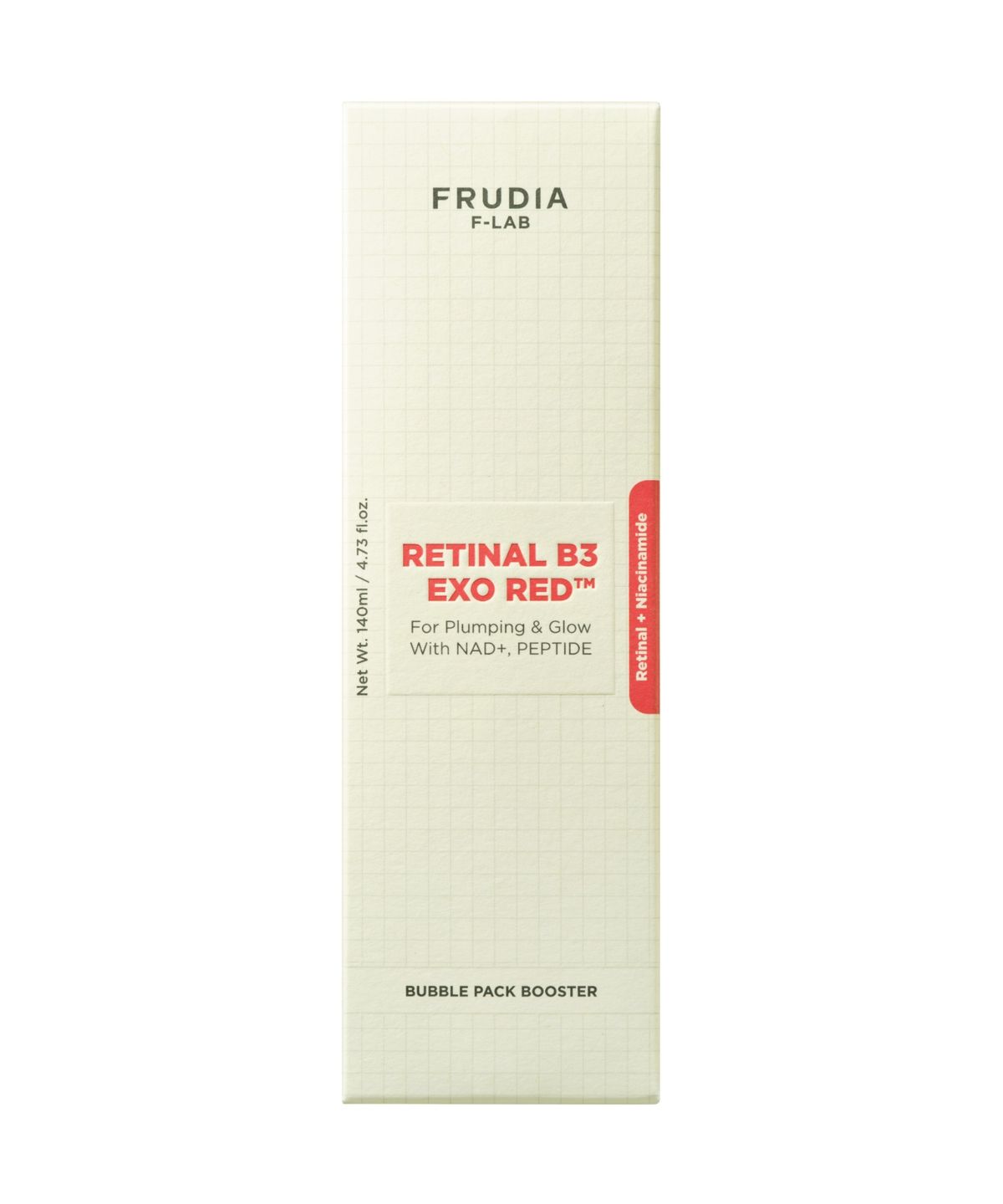 후르디아(FRUDIA) 후르디아 레티날 비3 엑소레드 버블 팩 부스터 140ml