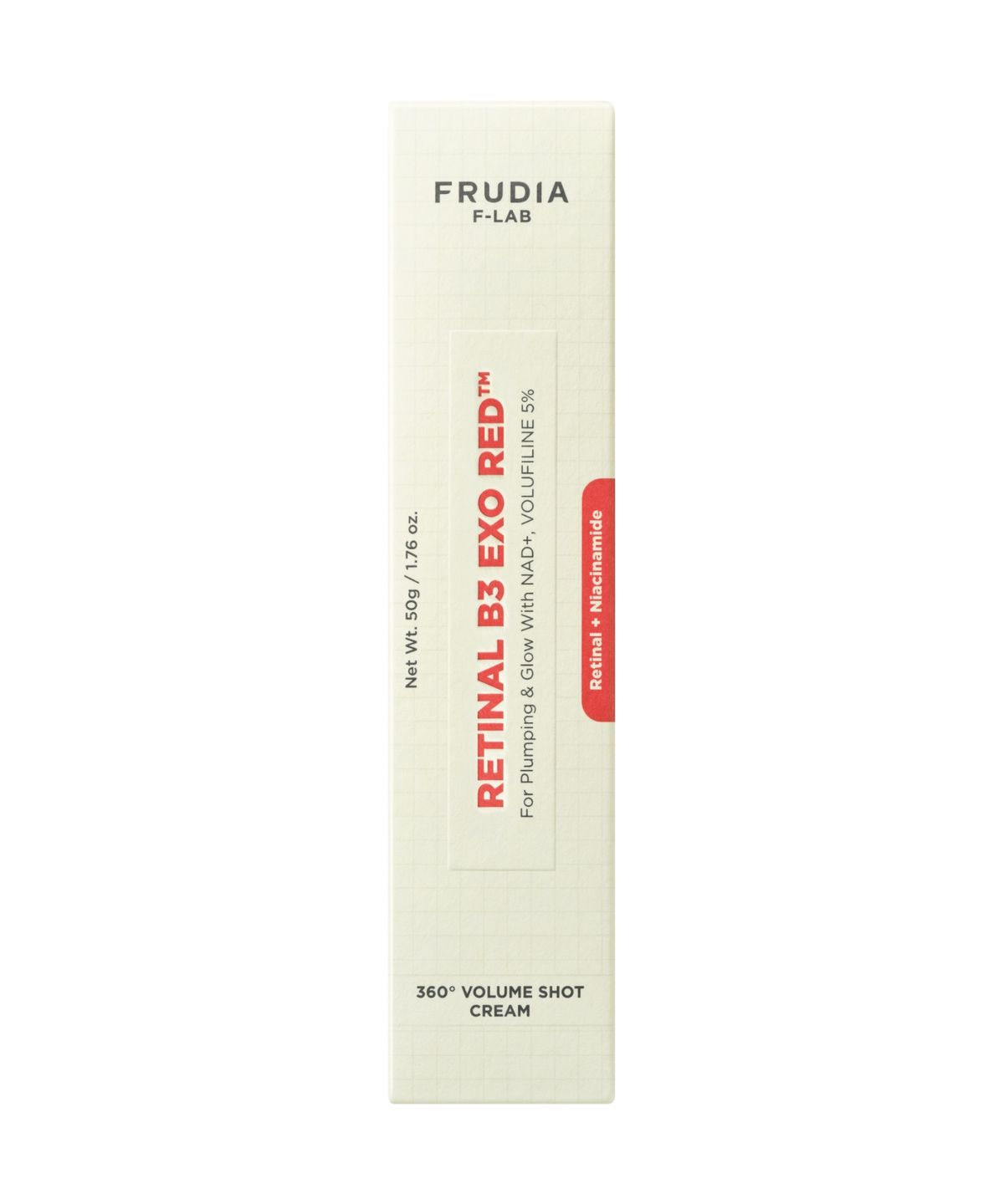 후르디아(FRUDIA) 후르디아 레티날 비3 엑소레드 360도 볼륨 샷 크림 50g