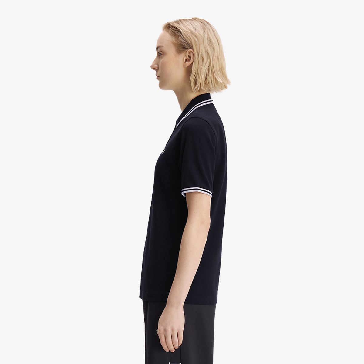 프레드페리(FRED PERRY) [G3600] 트윈 팁 프레드페리 셔츠 - 네이비/아이스핑크 AFPF2G33600-02D