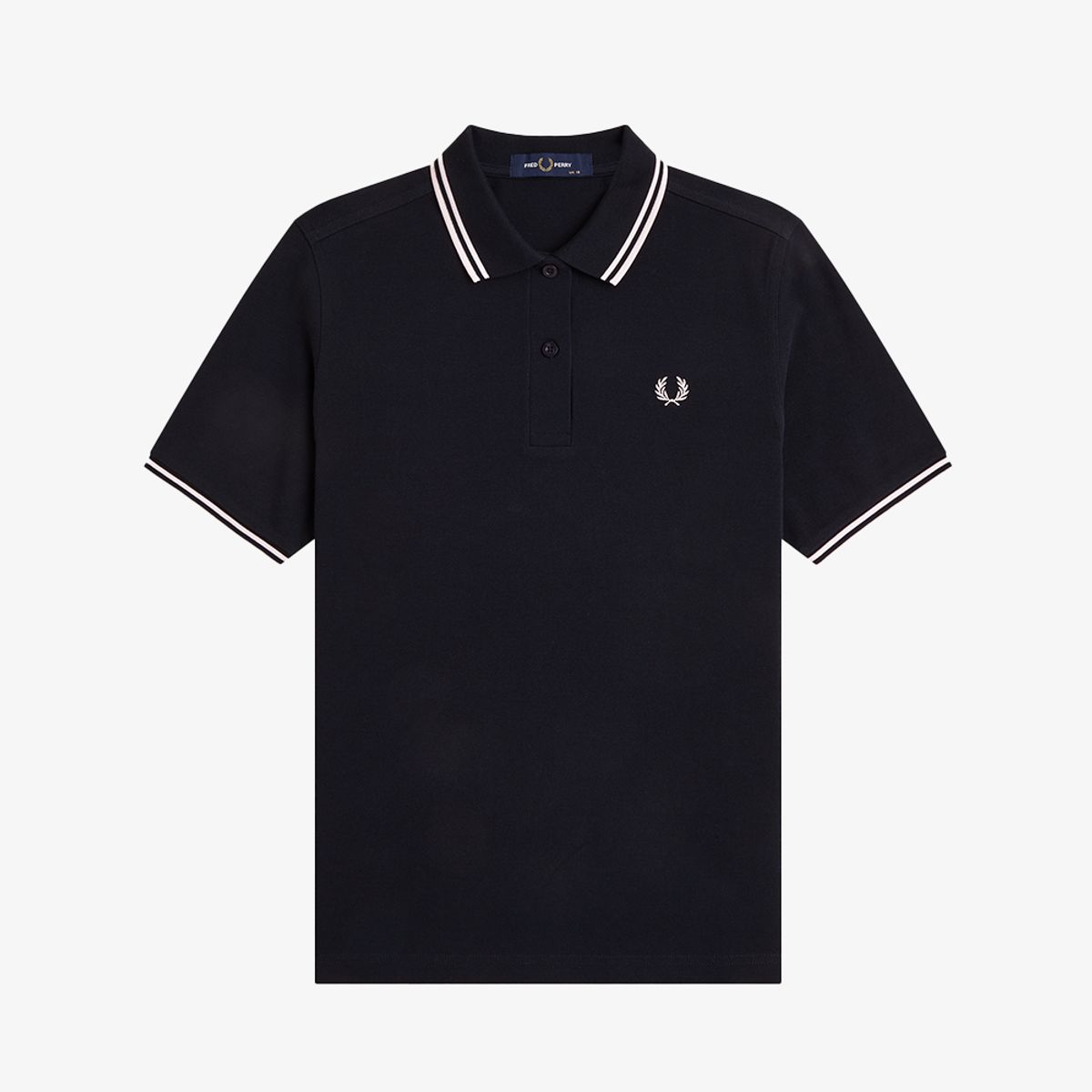 프레드페리(FRED PERRY) [G3600] 트윈 팁 프레드페리 셔츠 - 네이비/아이스핑크 AFPF2G33600-02D