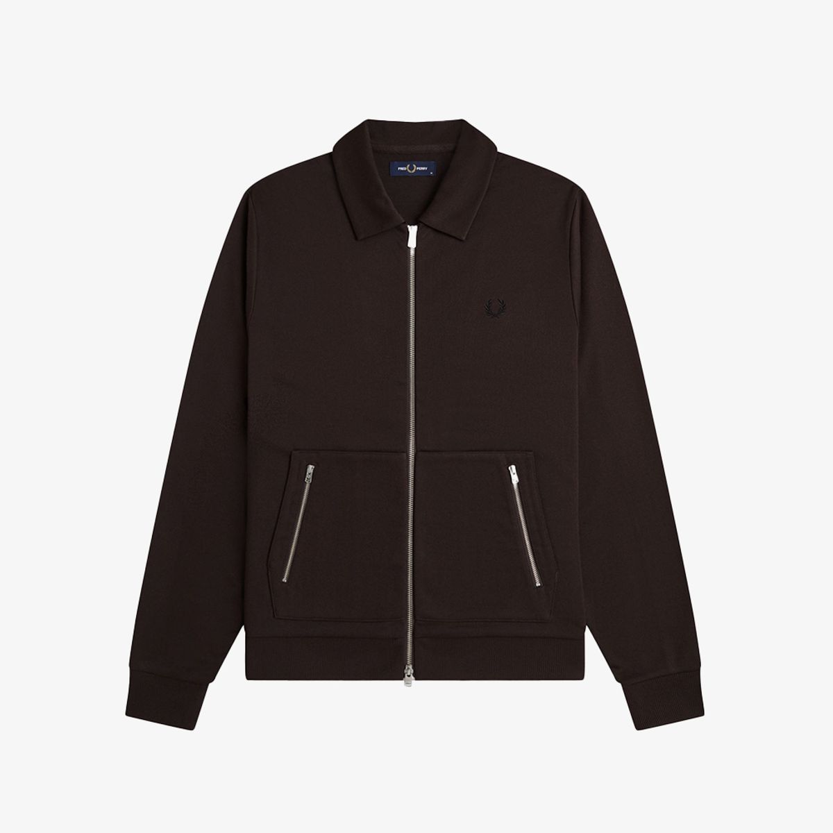 프레드페리(FRED PERRY) [Sport] 테니스 네트 테잎 트랙 재킷 - 리치브라운 AFPM2G33307-33C