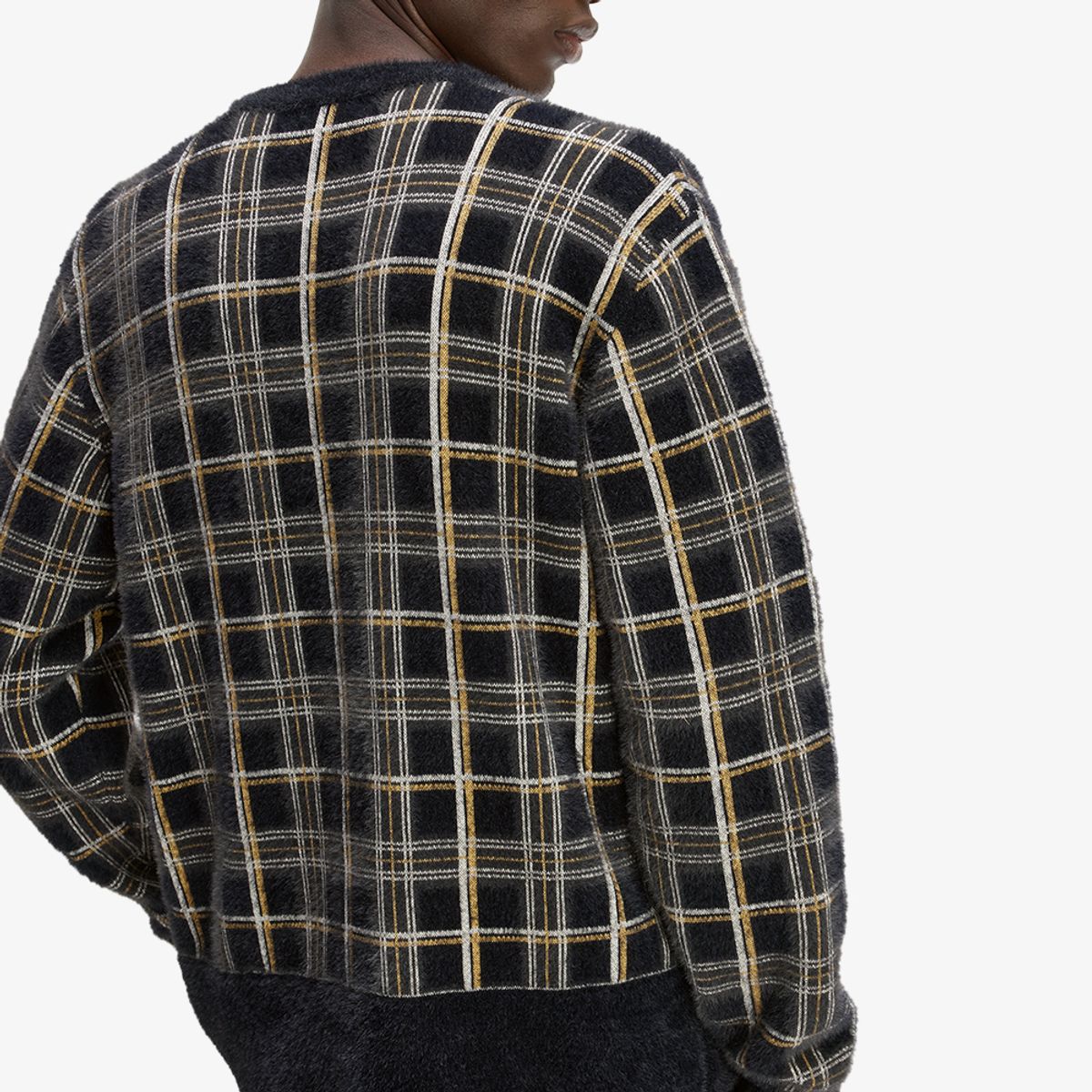 프레드페리(FRED PERRY) [Sharp] 타탄 가디건 - 블랙 AFPM2G33343-102