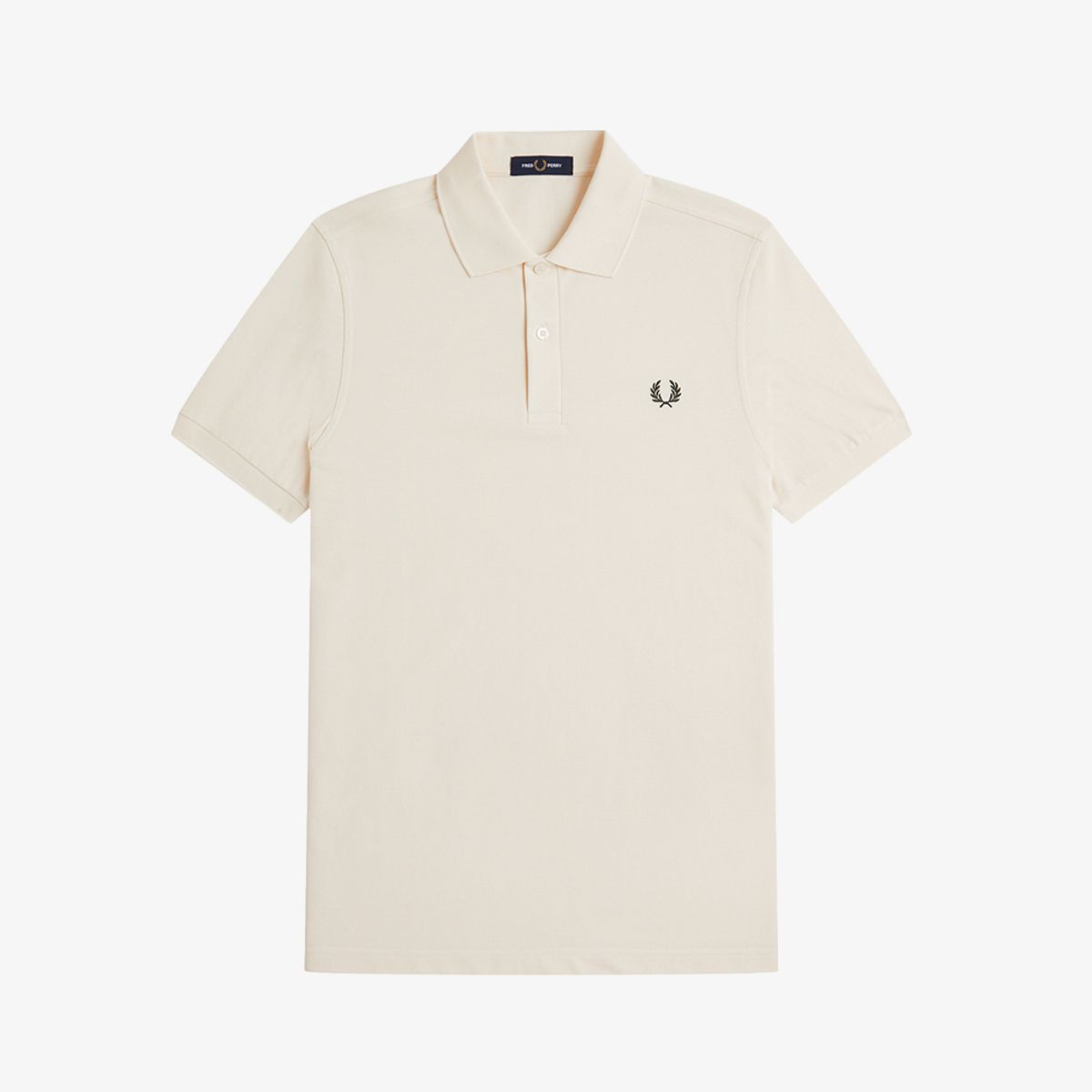 프레드페리(FRED PERRY) [M6000] 플레인 프레드페리 셔츠 - 에크루/나이트그린 AFPM2G36000-V11