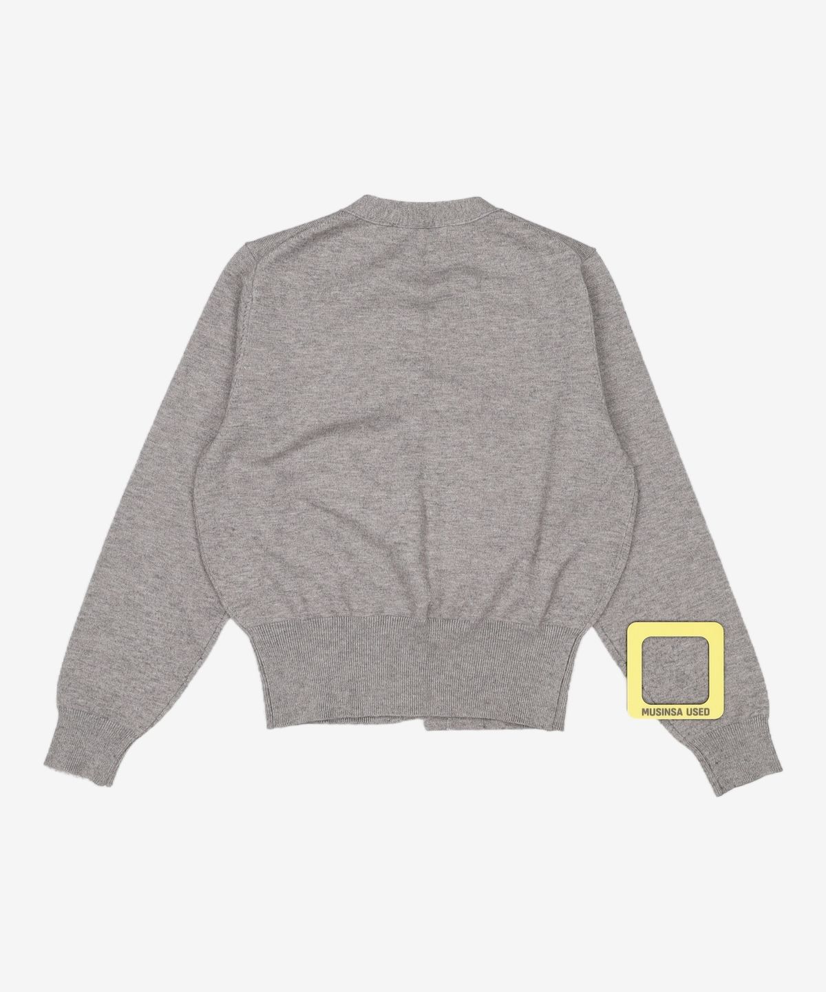 제너럴 아이디어(GENERAL IDEA) WOMAN GNRL 에센셜 베이직 가디건 [GREY] / WBC1L04504 M