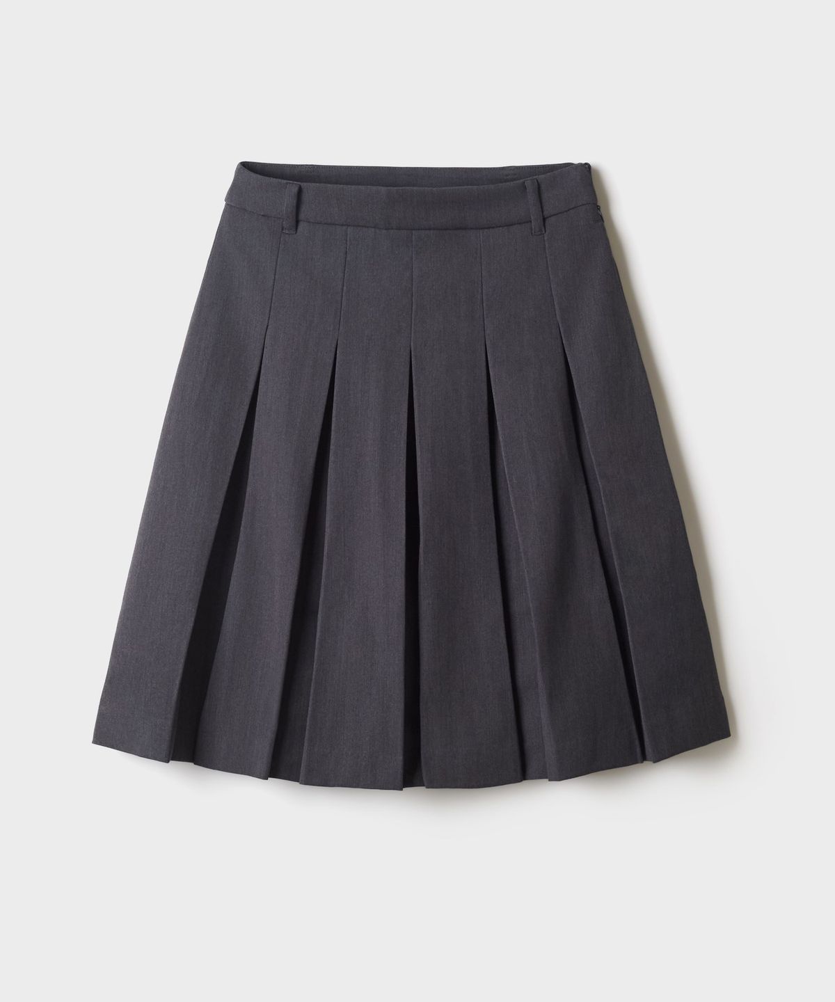 스파오(SPAO) 플리츠 미디 스커트_SPWHG49W12