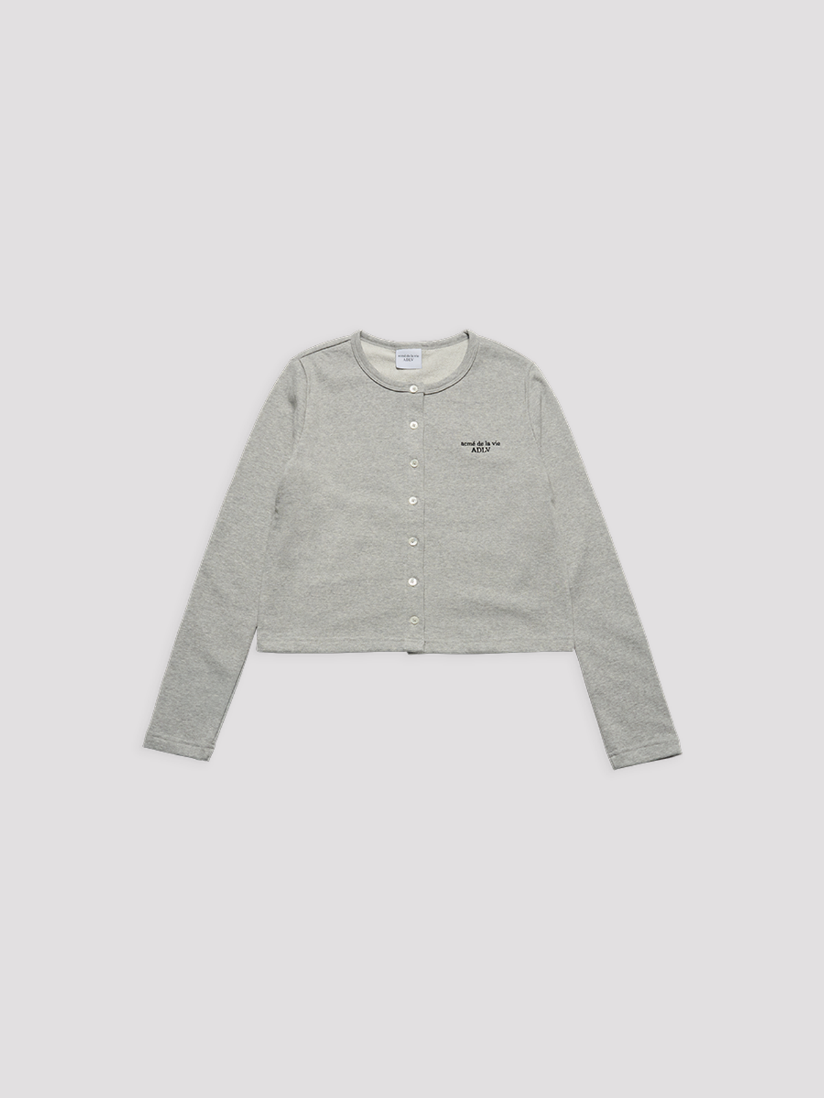 아크메드라비(ACME DE LA VIE) WOMAN METAL THREAD CREWNECK CARDIGAN