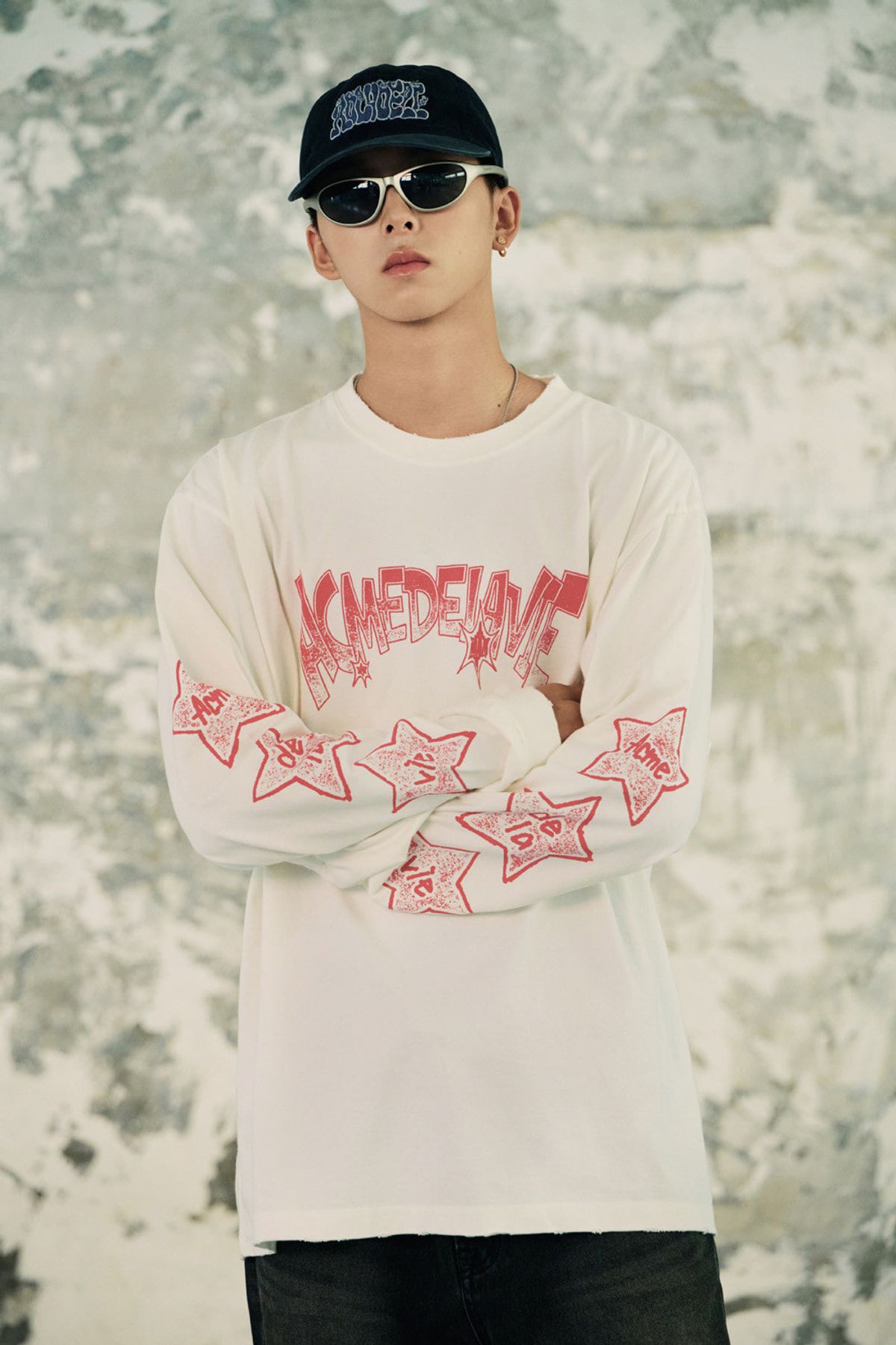 아크메드라비(ACME DE LA VIE) STAR BEAR LONG SLEEVE T-SHIRT