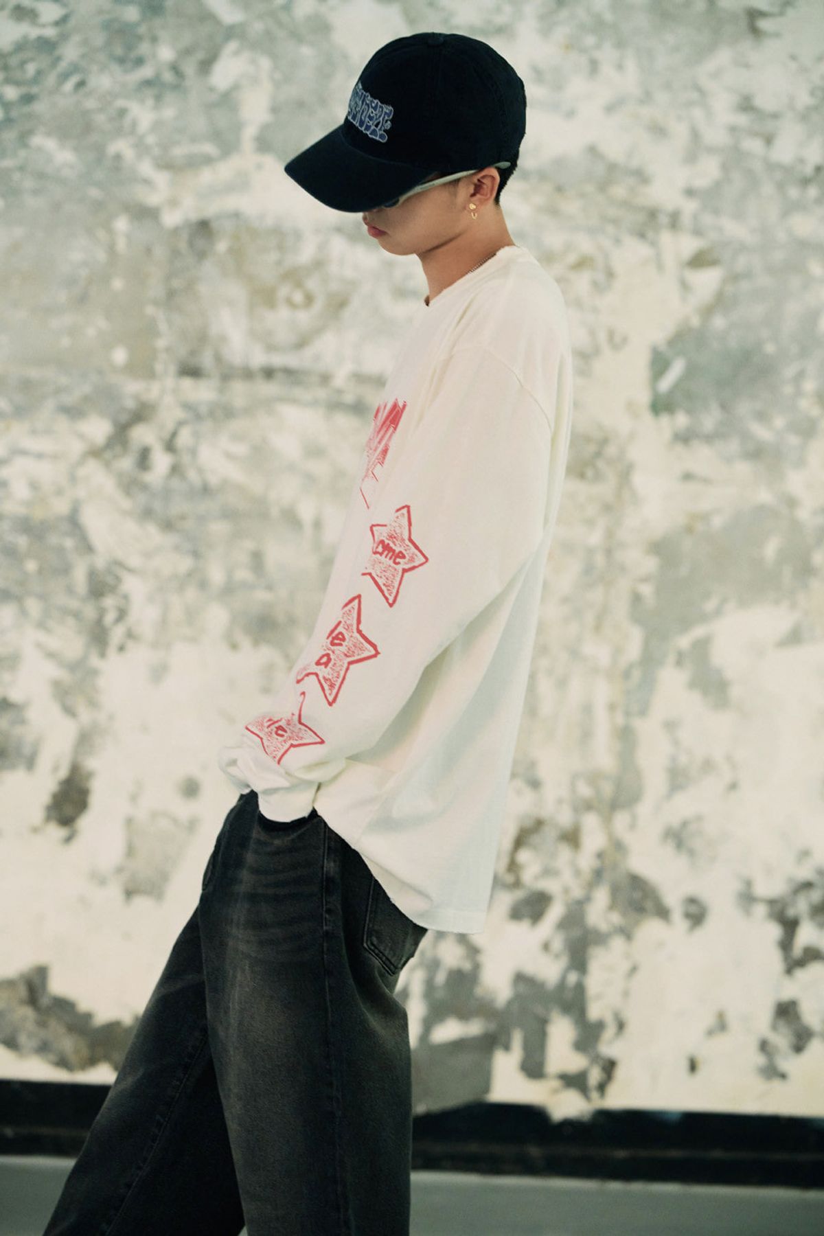 아크메드라비(ACME DE LA VIE) STAR BEAR LONG SLEEVE T-SHIRT