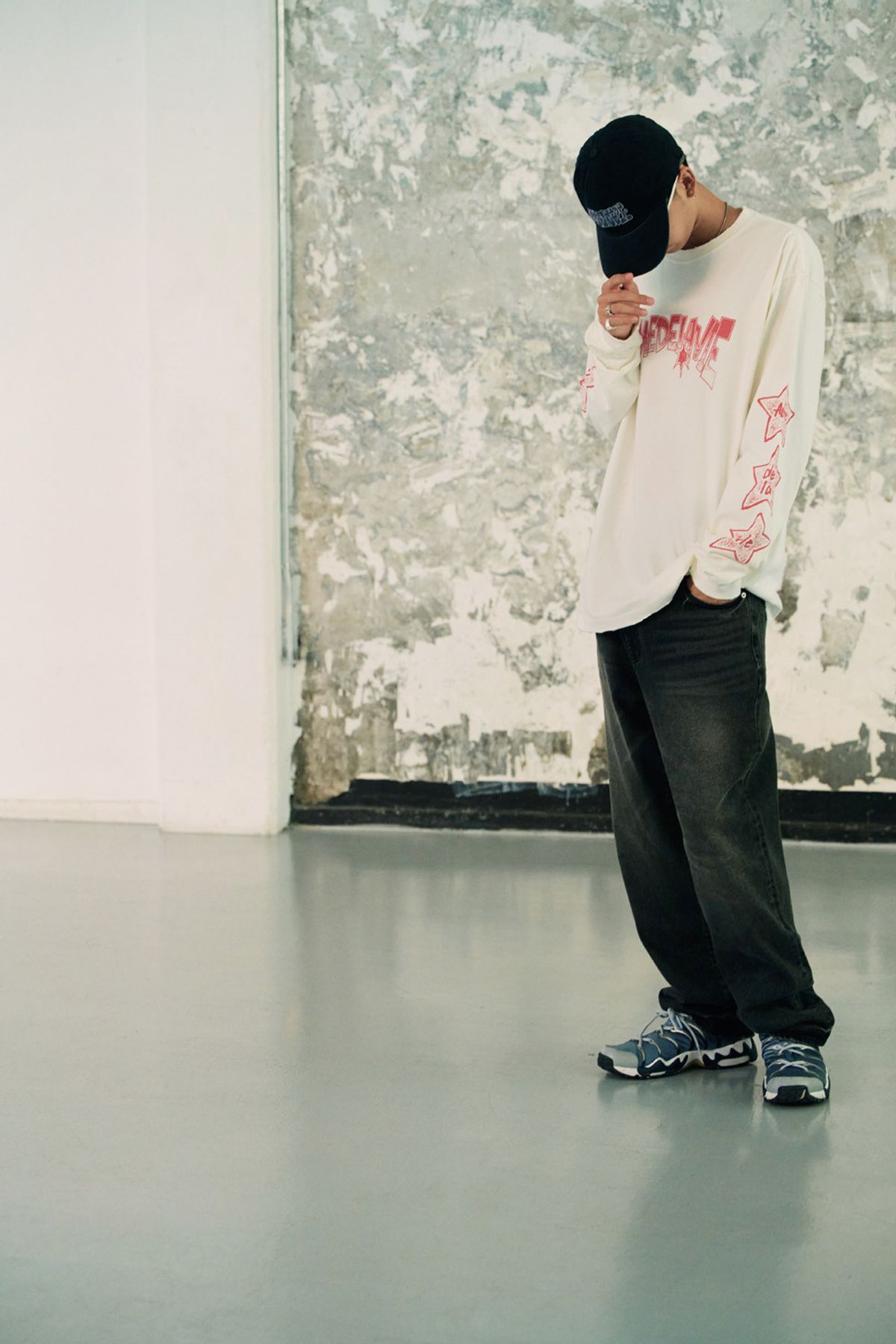 아크메드라비(ACME DE LA VIE) STAR BEAR LONG SLEEVE T-SHIRT