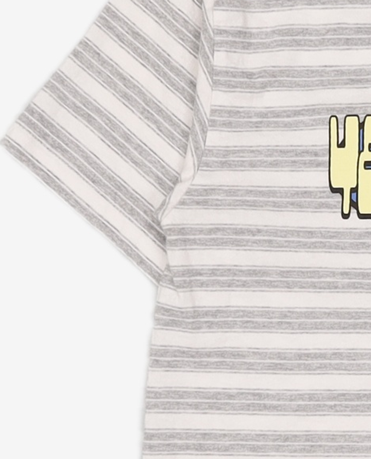예스아이씨(YESEYESEE) SN Billboard Stripe Kids Tee Grey L