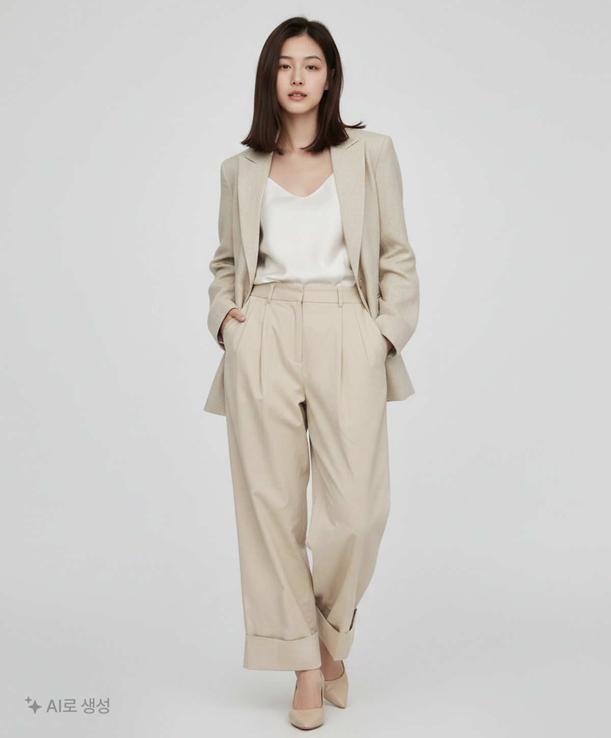 미쏘(MIXXO) 9부 카브라 팬츠 (TCB60QB RE) MIWTCB81QB 28