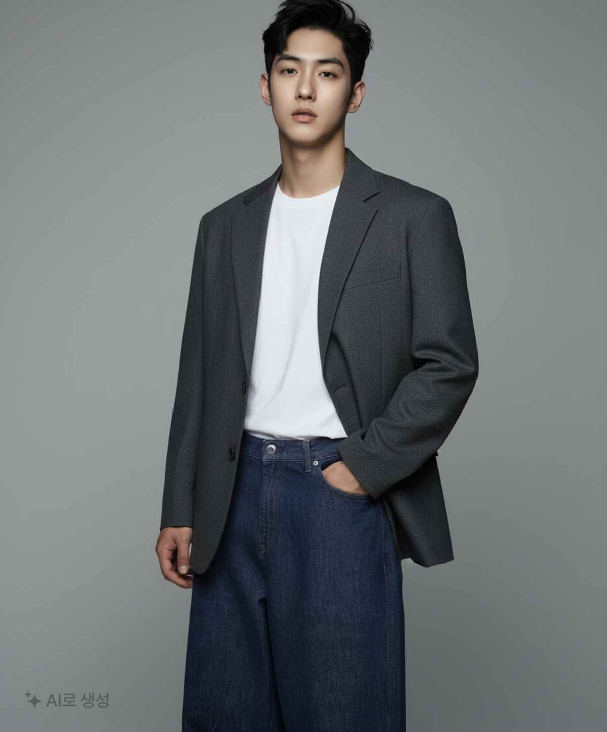 유니클로(UNIQLO) 청/데님 팬츠 L