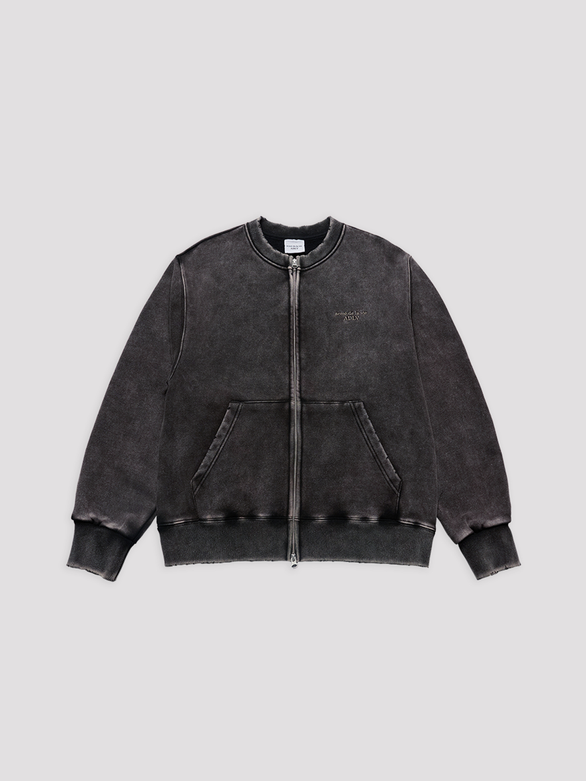 아크메드라비(ACME DE LA VIE) WASHED NO COLLAR NAPPING ZIP UP