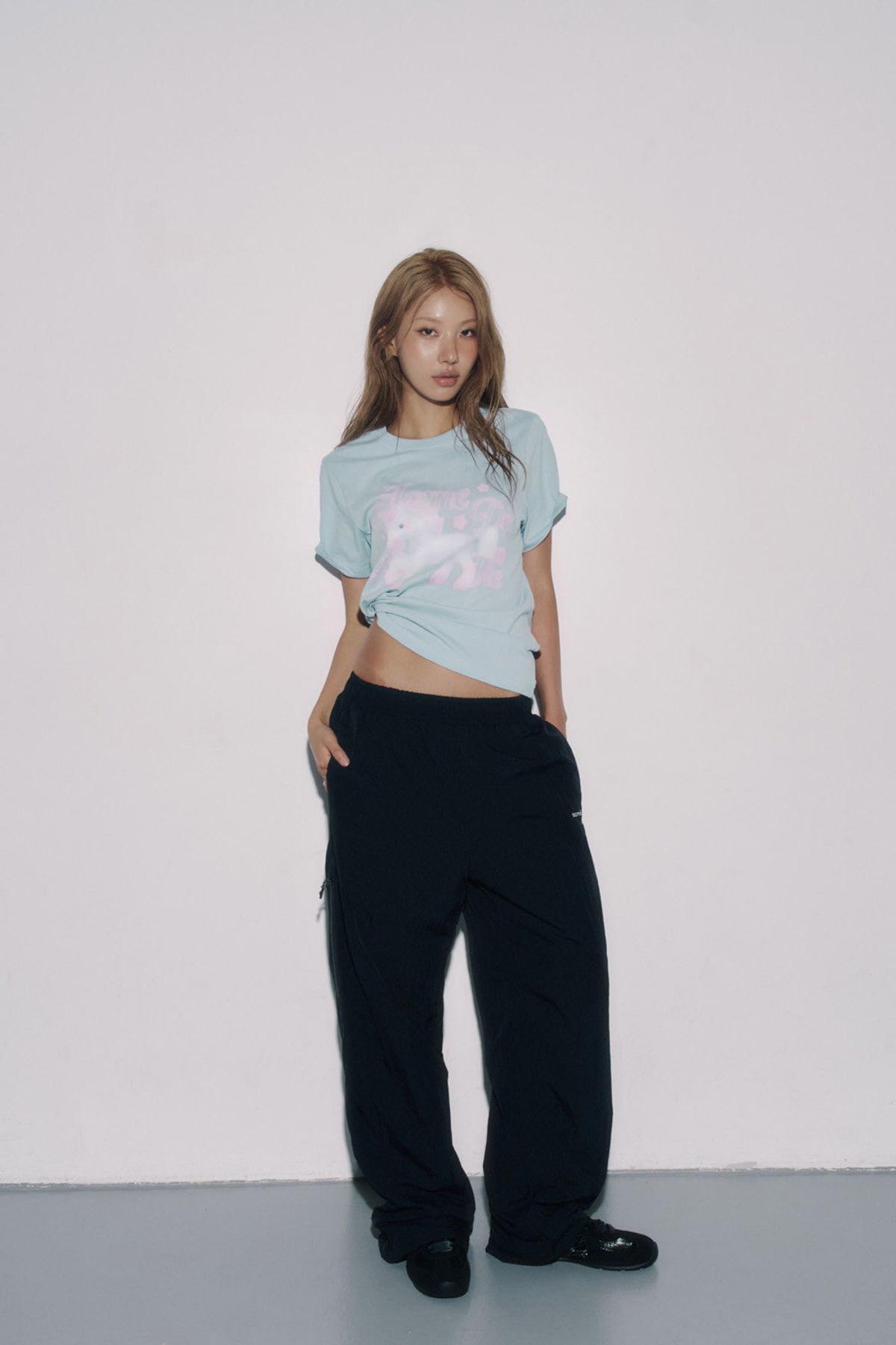 아크메드라비(ACME DE LA VIE) NYLON SET UP PANTS