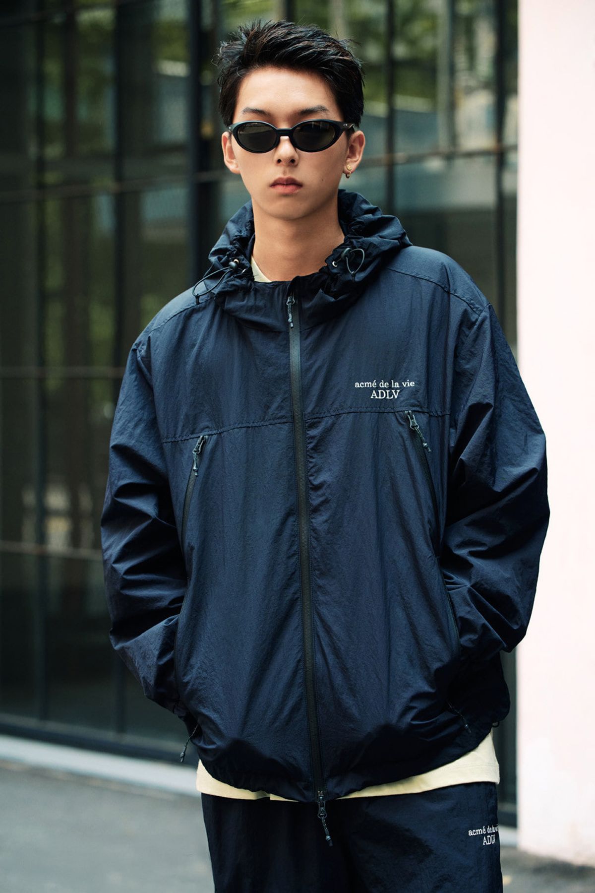 아크메드라비(ACME DE LA VIE) NYLON SET UP WINDBREAKER JACKET