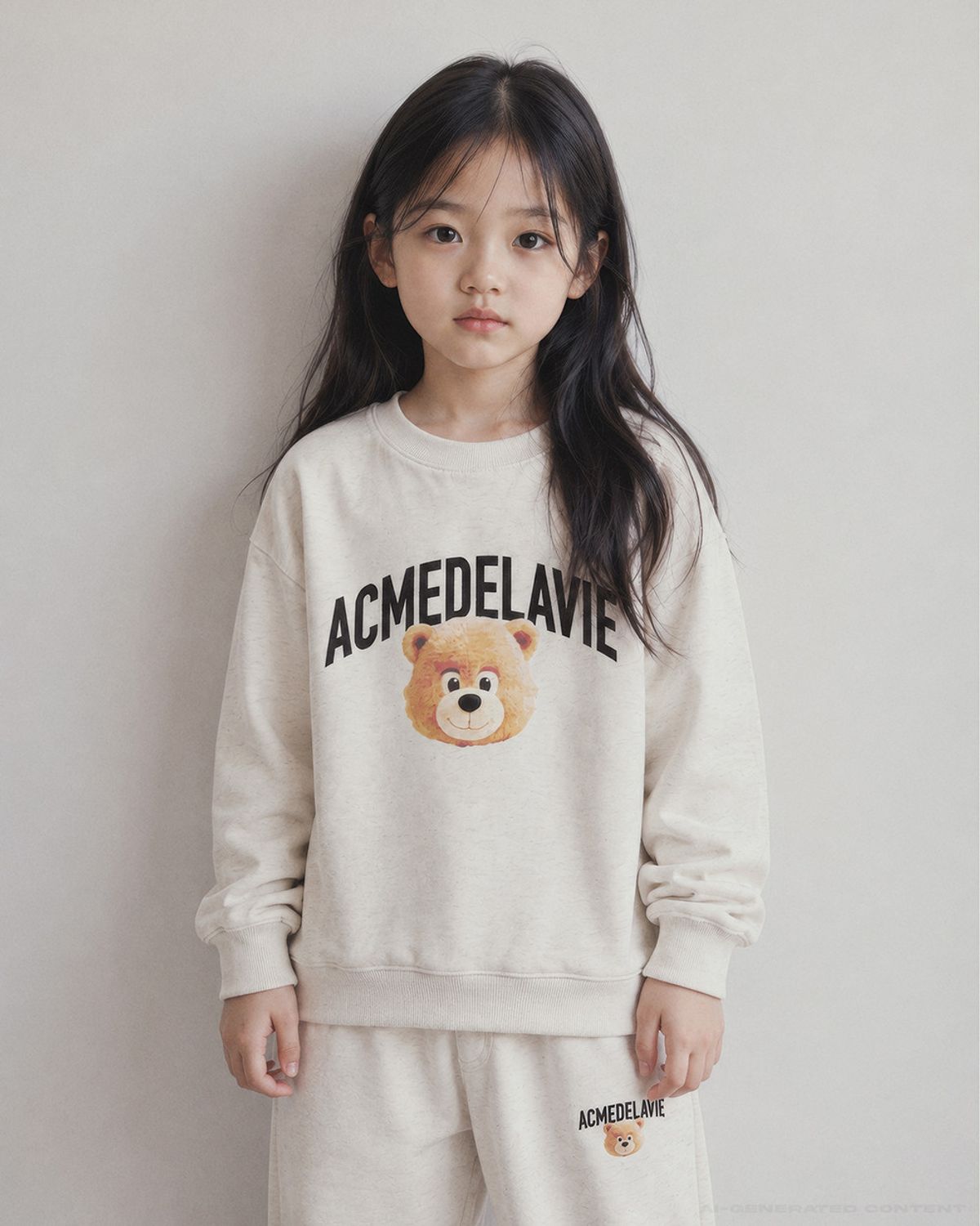 아크메드라비 키즈(acmedelaviekids) KIDS AUTHENTIC AC BEAR FACE JOGGER PANTS