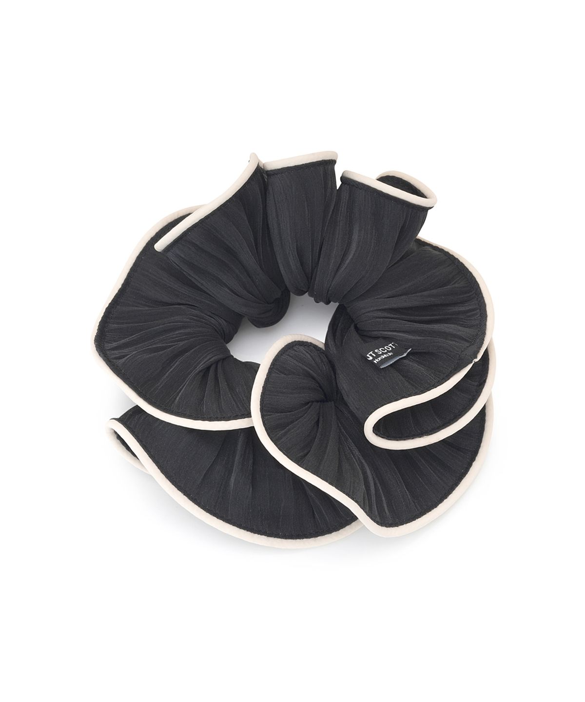 세인트스코트런던(ST.SCOTT LONDON) Two-Tone Line Pleated Hair Scrunchie / STH8R1116