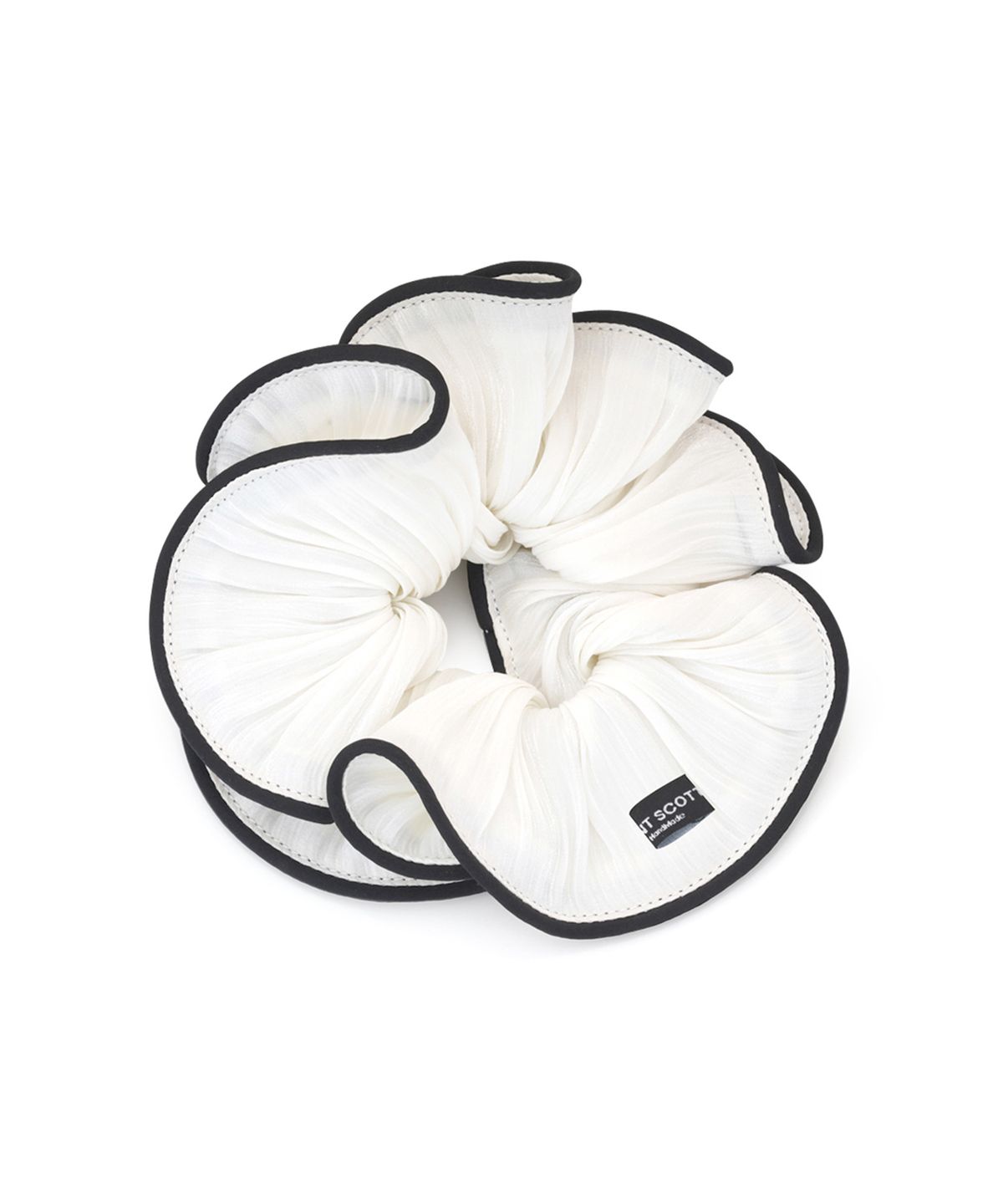세인트스코트런던(ST.SCOTT LONDON) Two-Tone Line Pleated Hair Scrunchie / STH8R1116