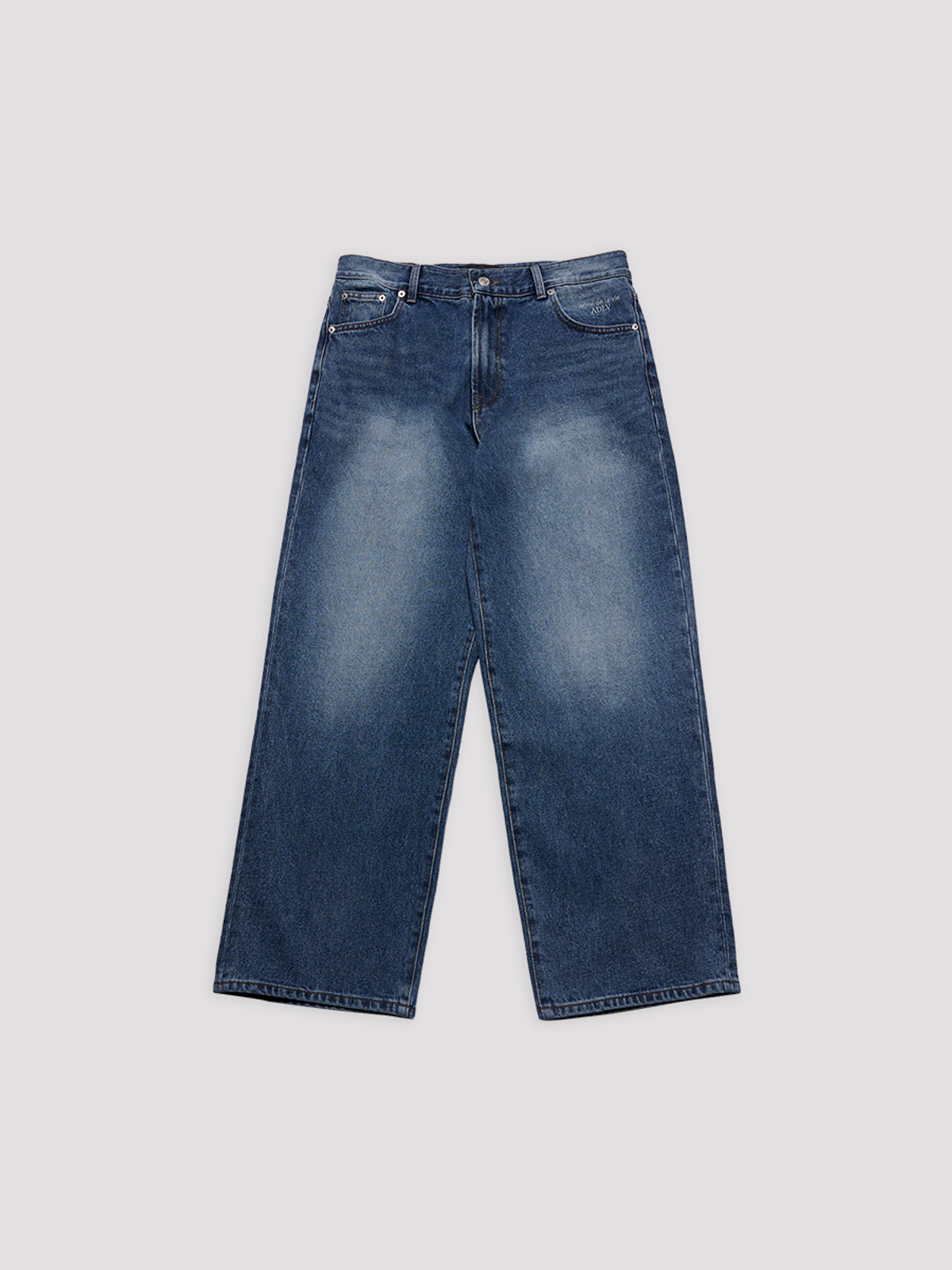 아크메드라비(ACME DE LA VIE) SEMI OVER FIT BASIC DENIM PANTS