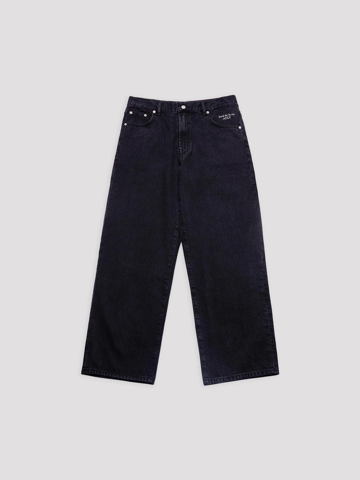 아크메드라비(ACME DE LA VIE) SEMI OVER FIT BASIC DENIM PANTS