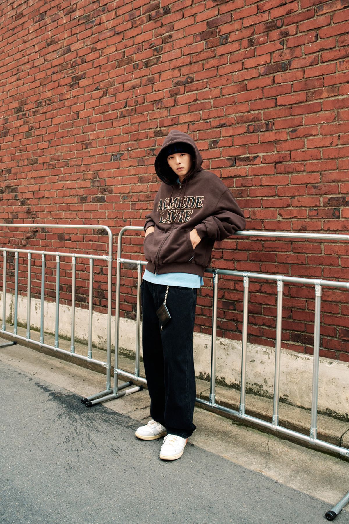아크메드라비(ACME DE LA VIE) SEMI OVER FIT BASIC DENIM PANTS