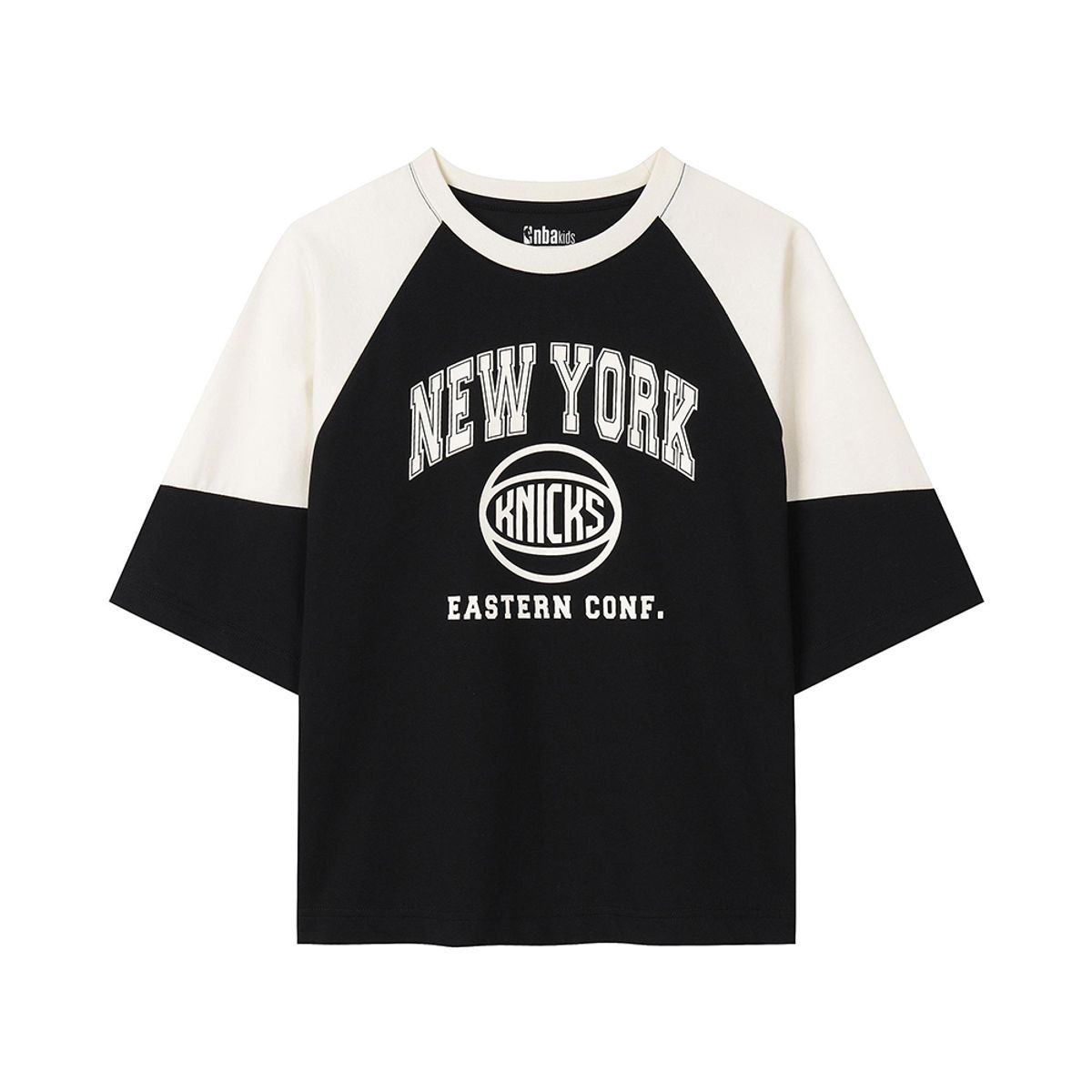 엔비에이 키즈(NBA KIDS) 닉스 라운드 7부티 블랙