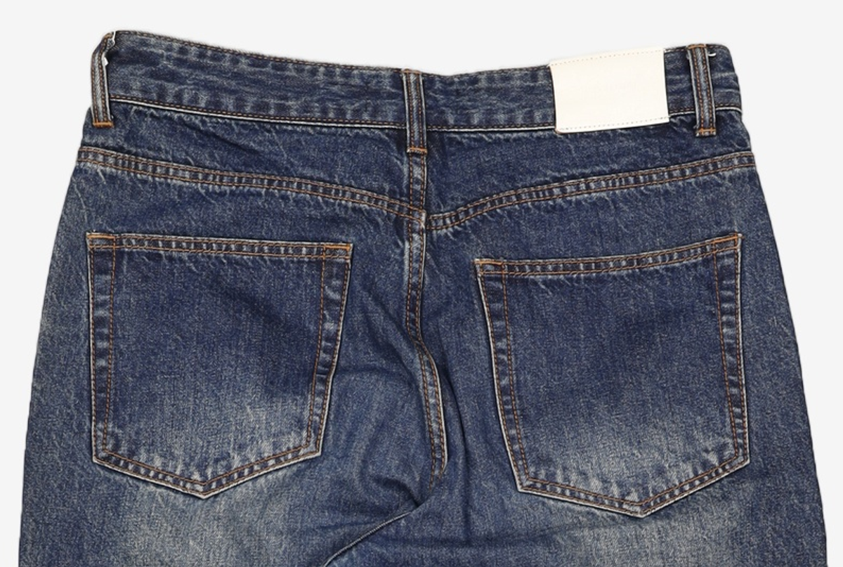 메종미네드(MAISON MINED) SWELL WIDE DENIM PANTS M/BLUE 48