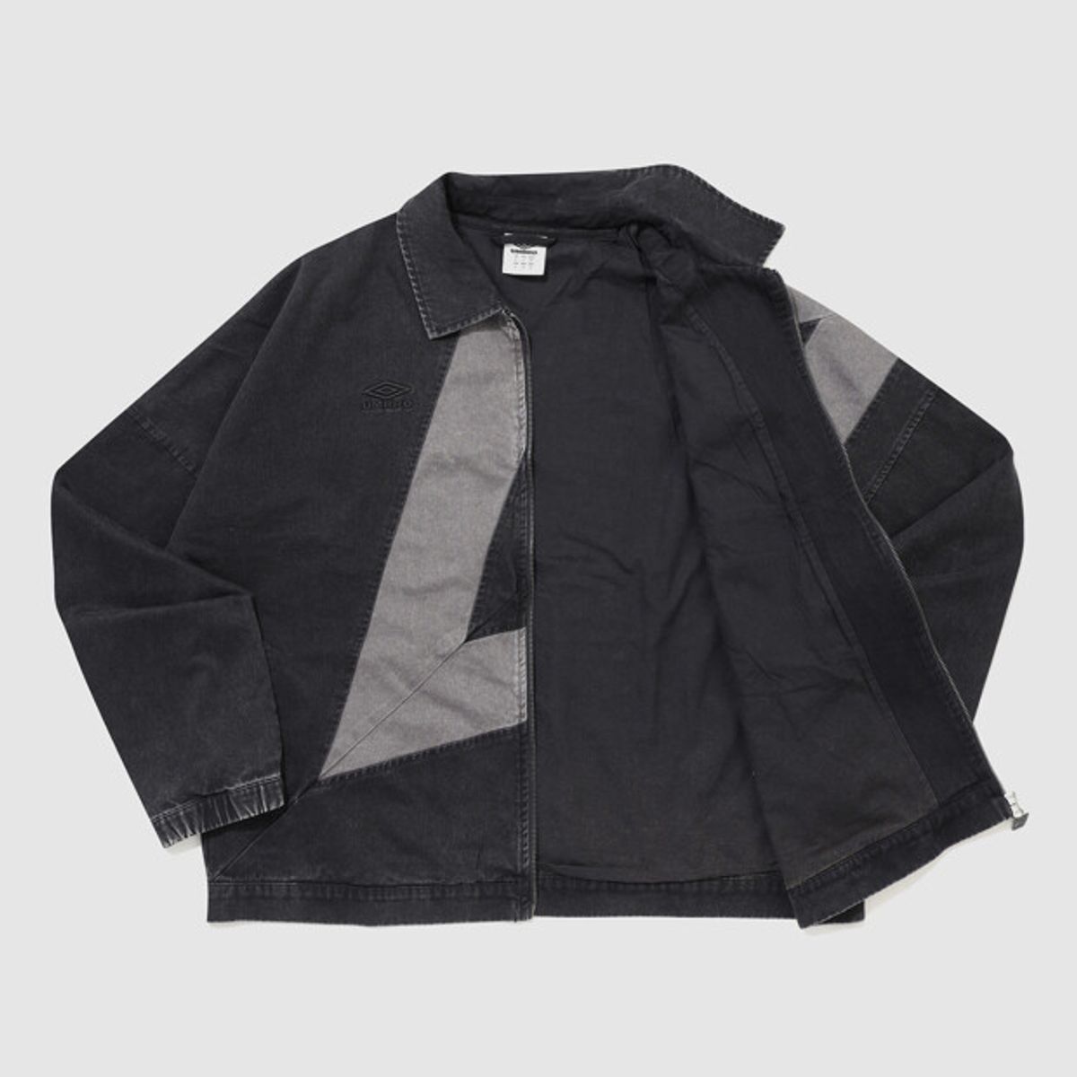 엄브로(UMBRO) NQ 워시드 드릴 자켓 챠콜 UR411CJKO1
