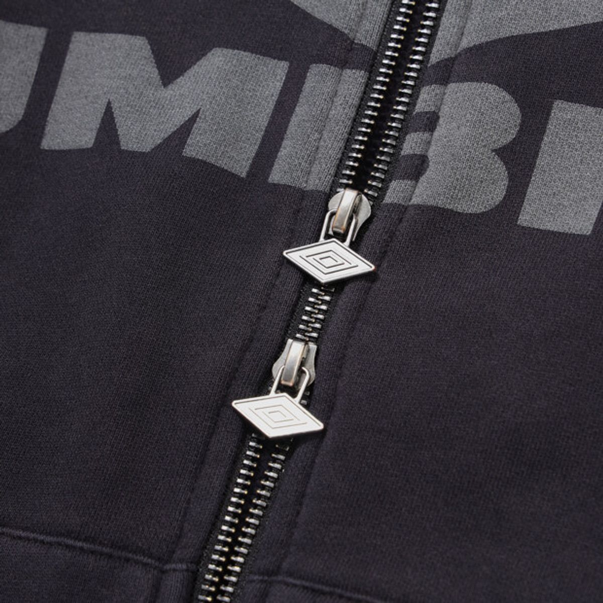 엄브로(UMBRO) NQ 워시드 후드 집업 챠콜 UR411CFTO1