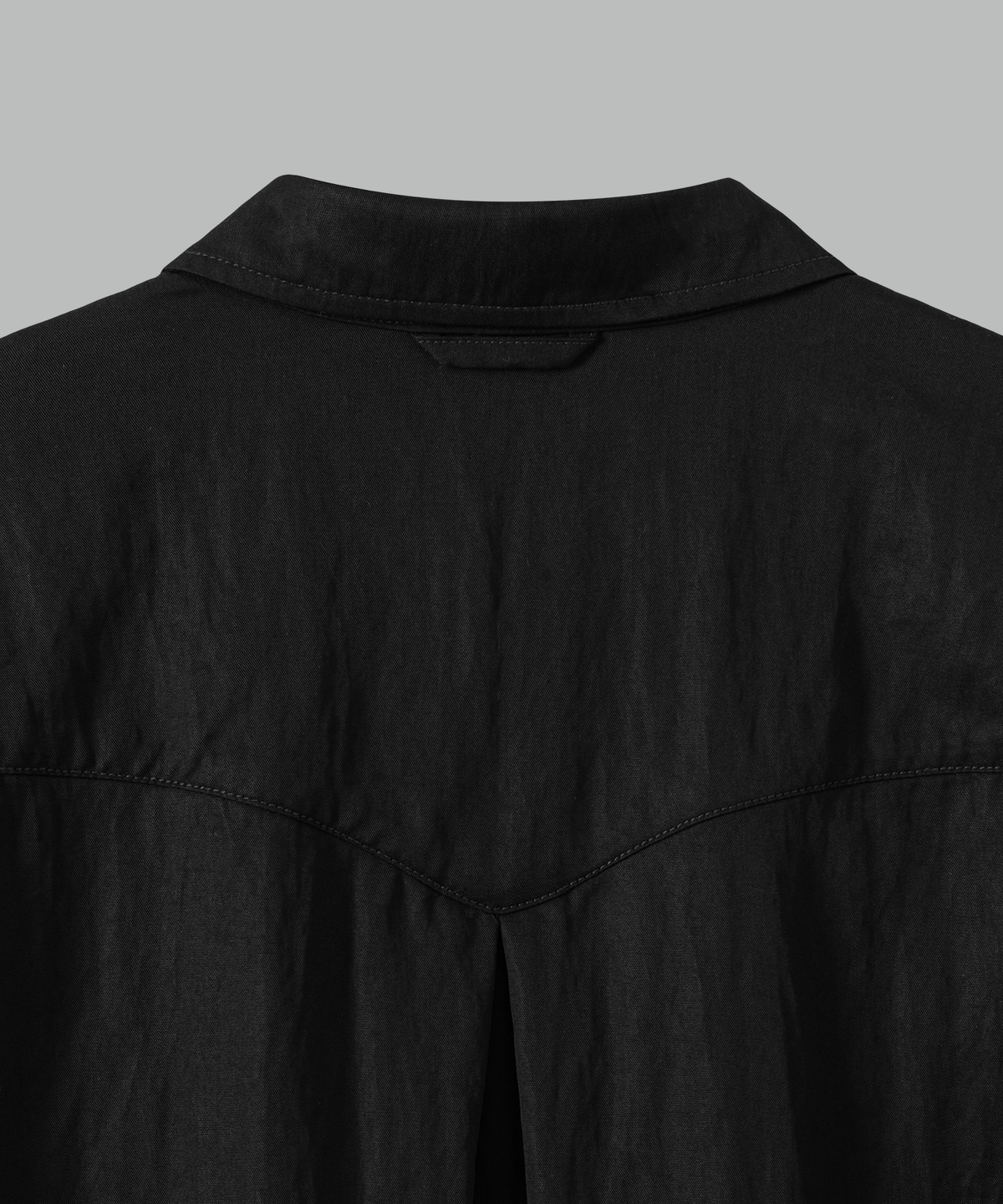 넌블랭크(NONBLANK) 워시드 웨스턴 LS 셔츠_BLACK