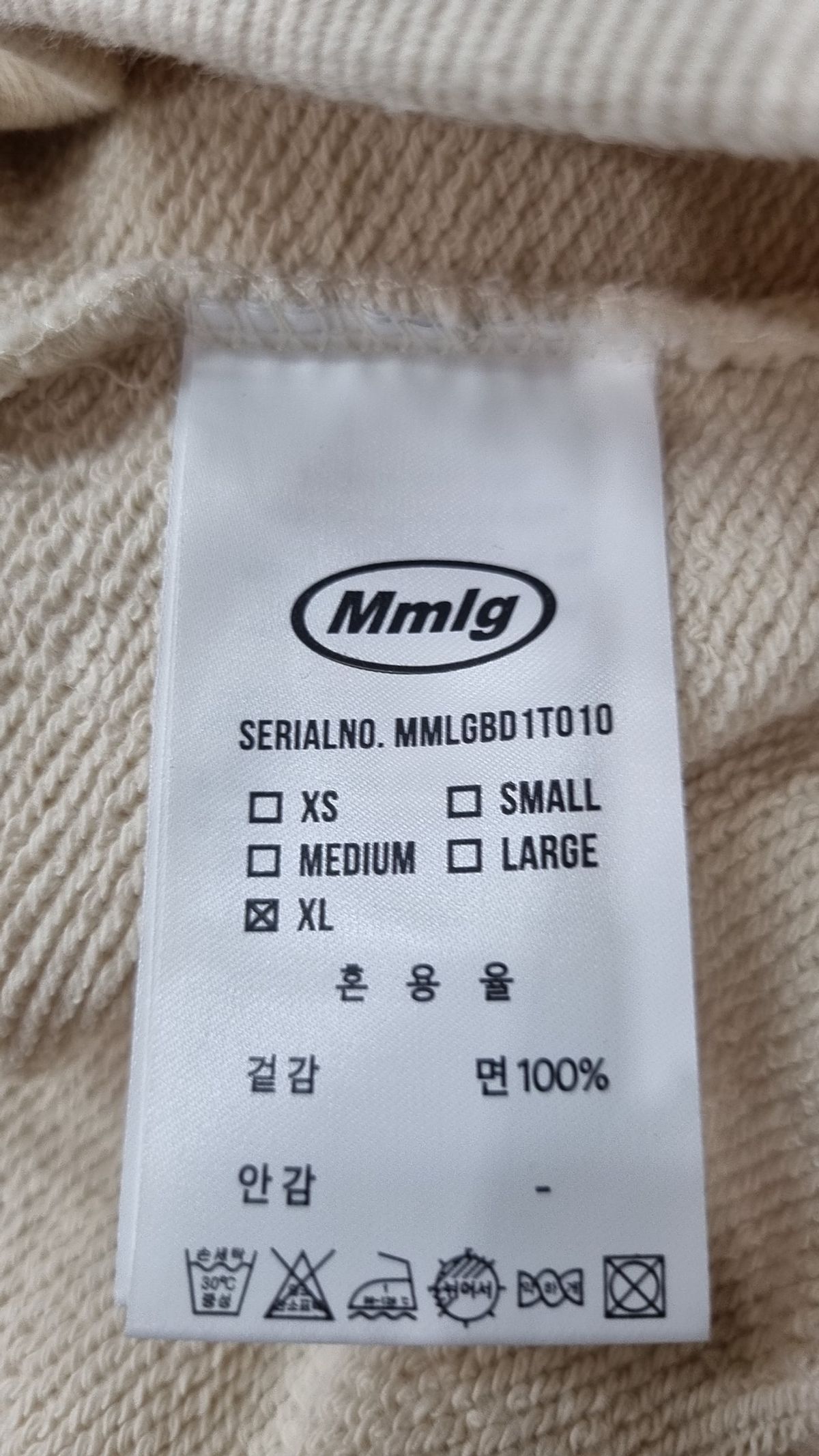 엠엠엘지(MMLG) [Mmlg] DAY HF SWEAT (NATURAL SOAP / EVERY BLACK) XL
