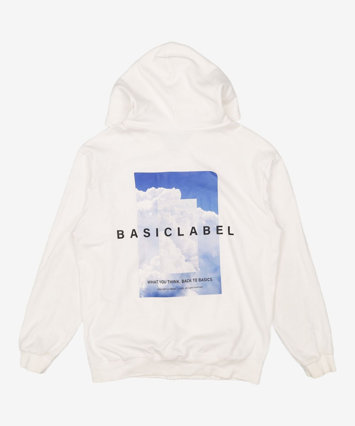 베이직라벨(BASIC LABEL) 후드 집업 XL