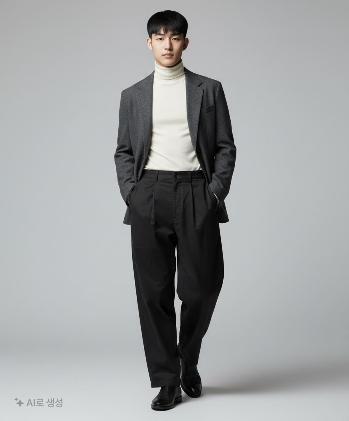 로드 존 그레이(LORD JOHN GREY) relax fatigue pants black M