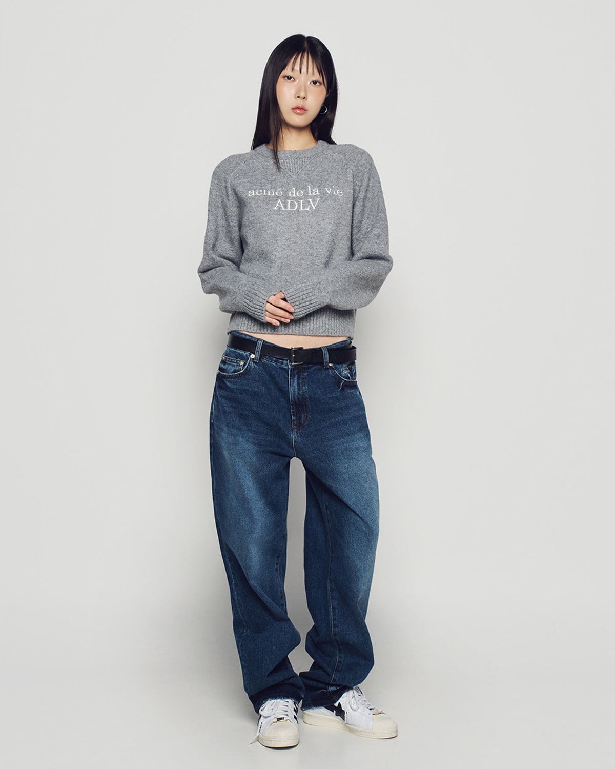 아크메드라비(ACME DE LA VIE) WOMAN BASIC LOGO SEASON2 KNIT