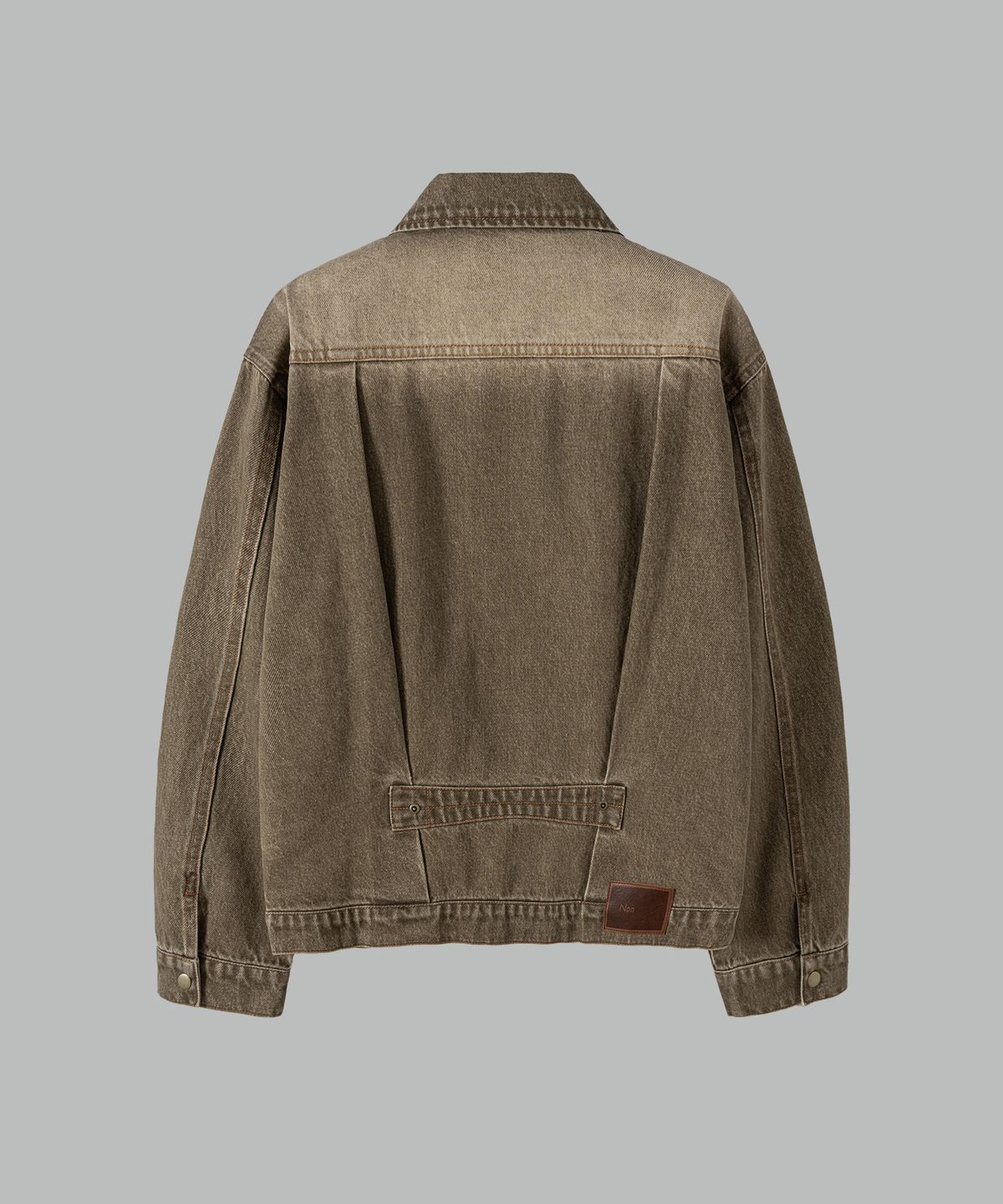 넌블랭크(NONBLANK) 유니폼 자켓_WASHED BEIGE