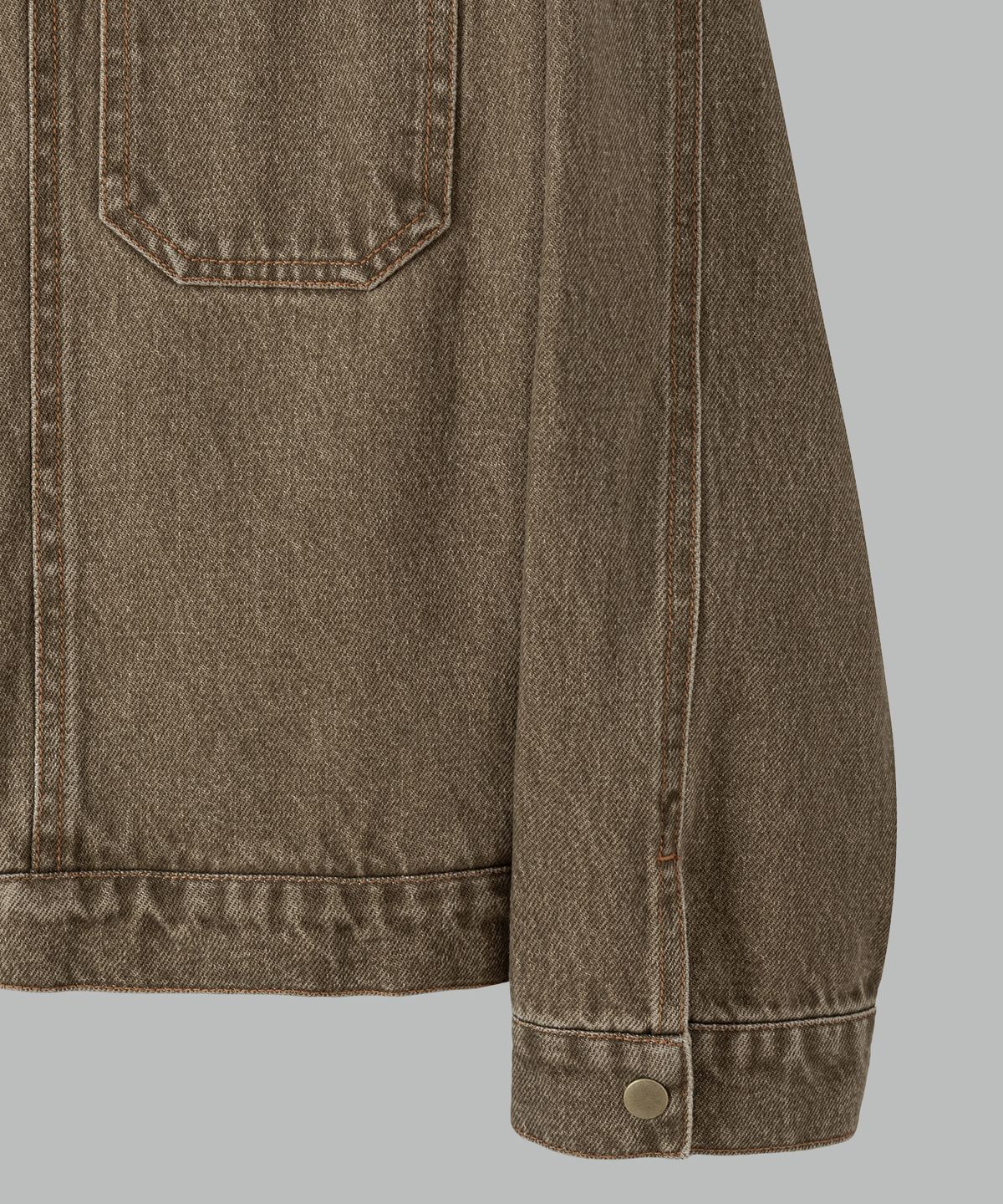 넌블랭크(NONBLANK) 유니폼 자켓_WASHED BEIGE