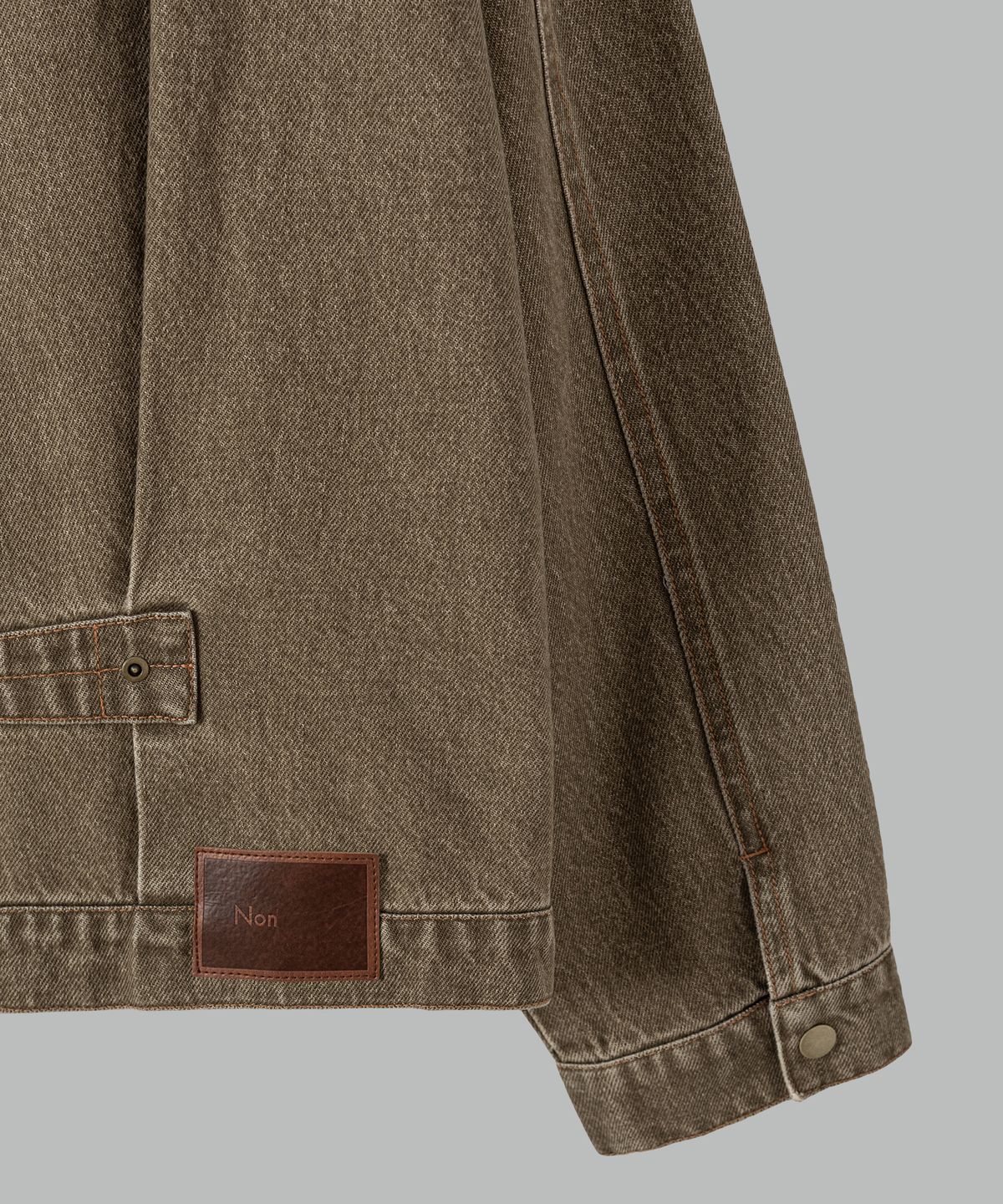 넌블랭크(NONBLANK) 유니폼 자켓_WASHED BEIGE
