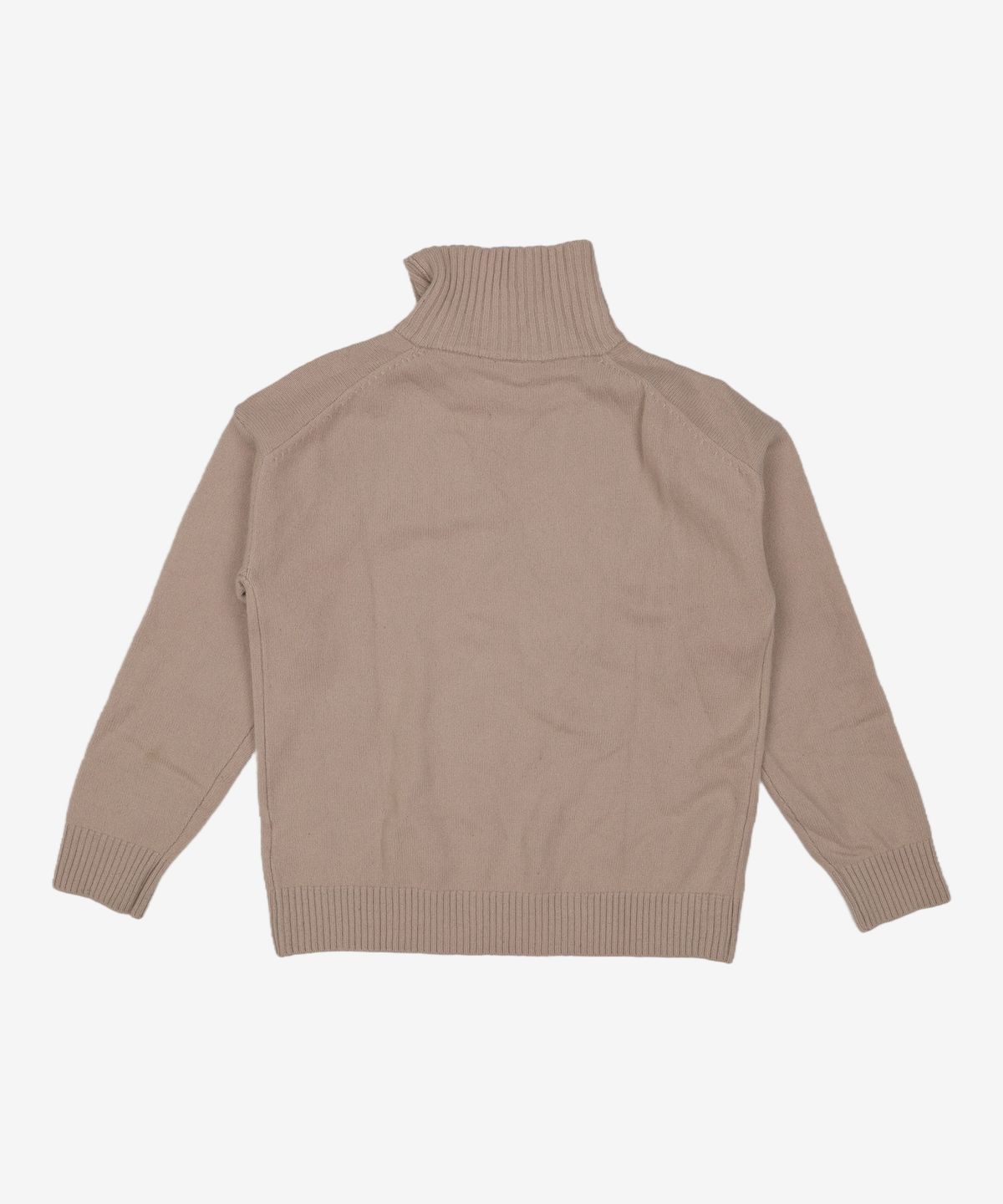 인사일런스(INSILENCE) 슬릿 하이넥 니트 GREY BEIGE M