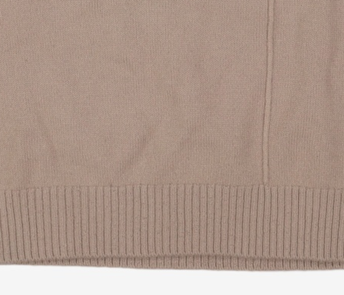 인사일런스(INSILENCE) 슬릿 하이넥 니트 GREY BEIGE M