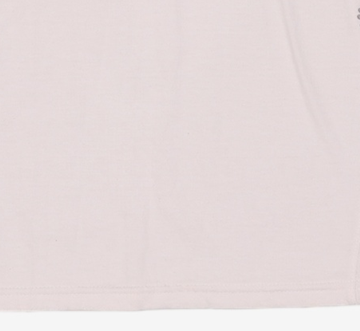단델(DANDEL) DD asym side rib tee (WHITE) 2