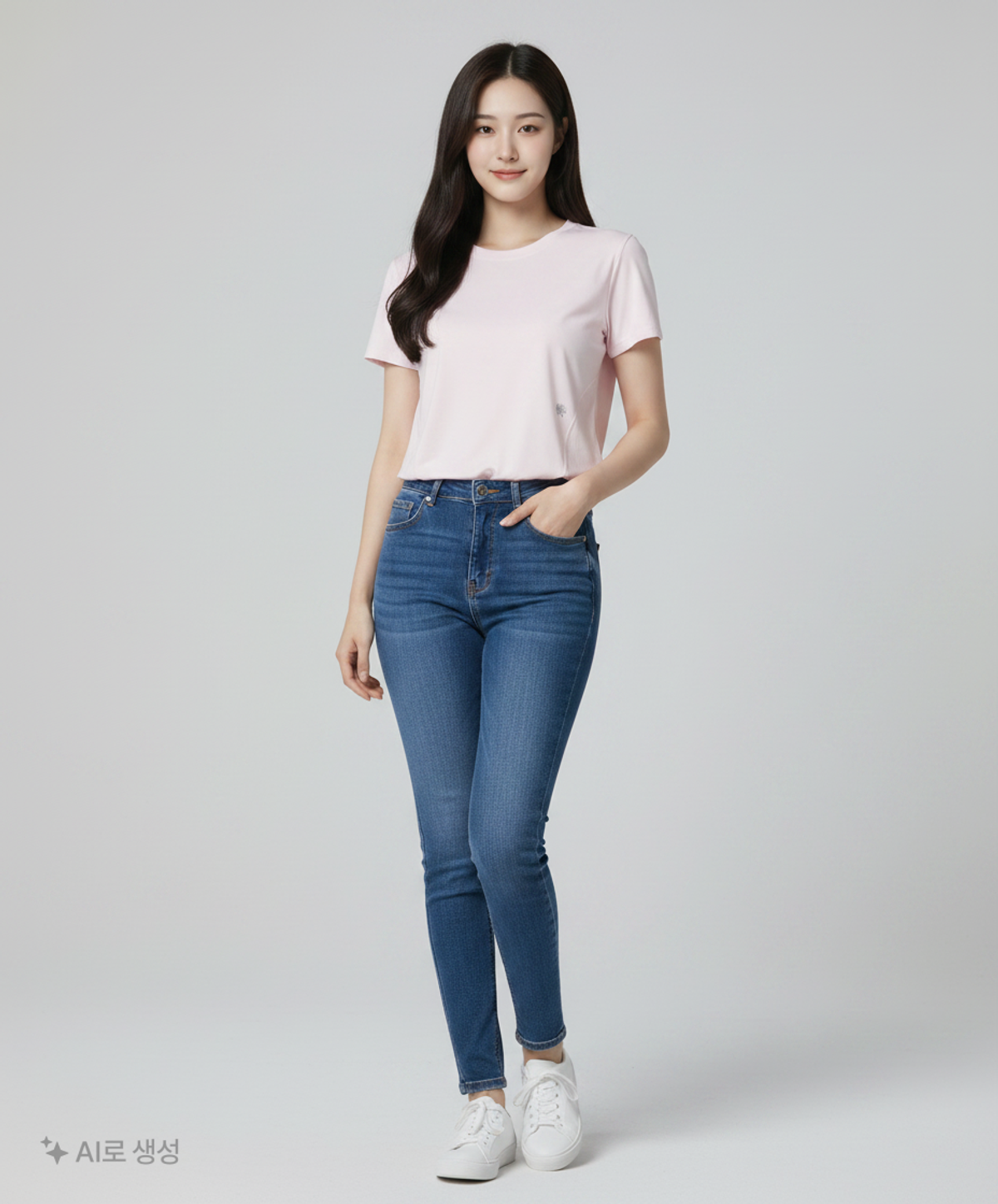 단델(DANDEL) DD asym side rib tee (WHITE) 2