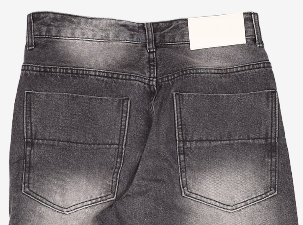 데케트(DECET) Mid Rise Wide Jeans DCPT027BlackSide 28