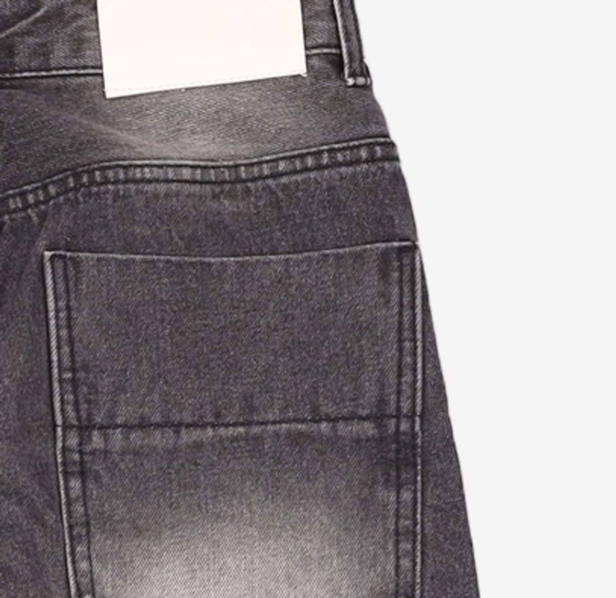 데케트(DECET) Mid Rise Wide Jeans DCPT027BlackSide 28