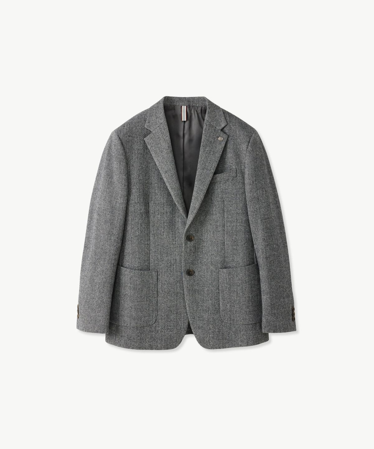 에스티코(STCO) DIEMS Wool Herringbone Jacket_그레이 (클래식핏)_DJAVD02CSG