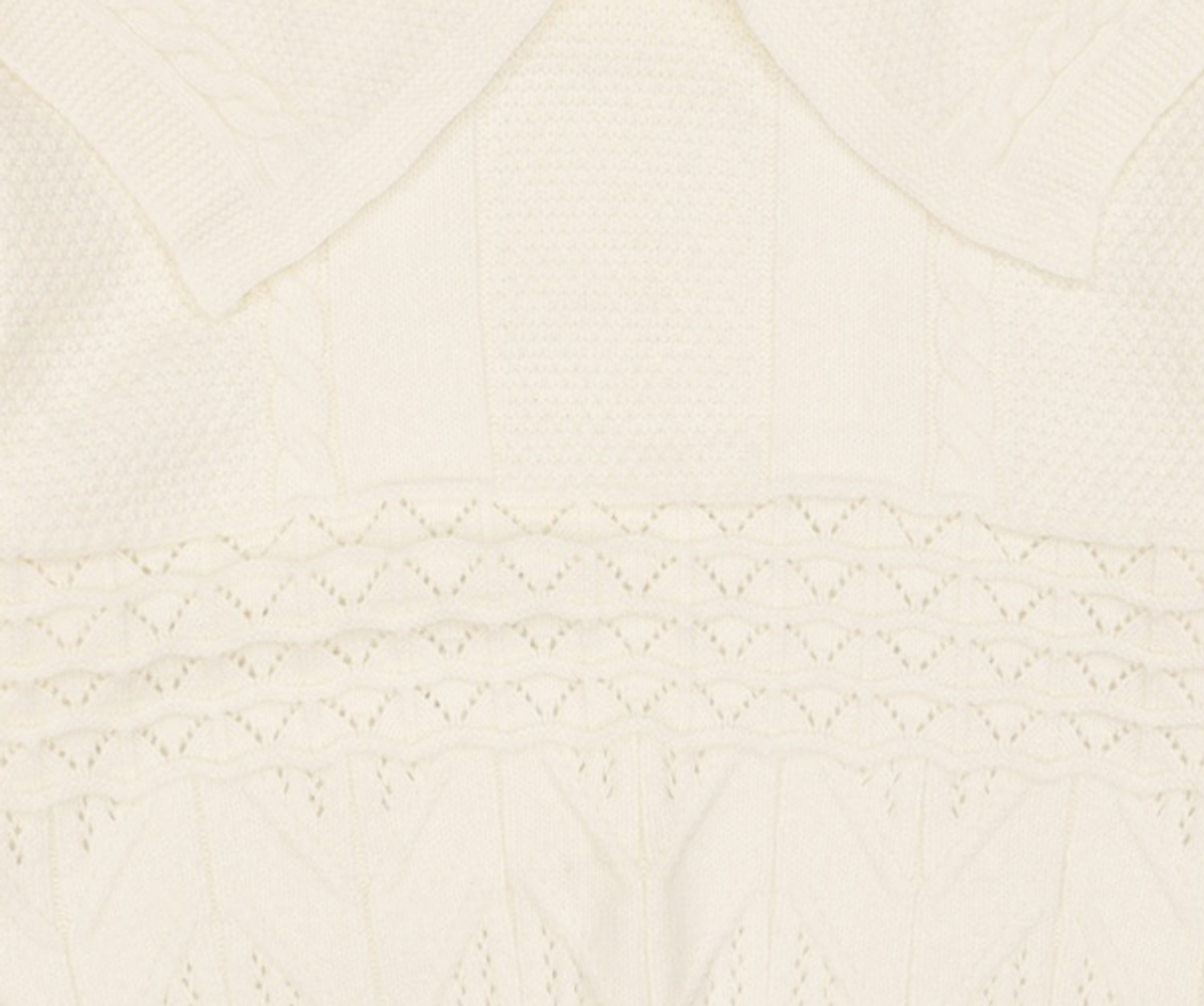 미쏘(MIXXO) 빅카라 조직 변형 루즈핏 스웨터 MIWKAB116T S