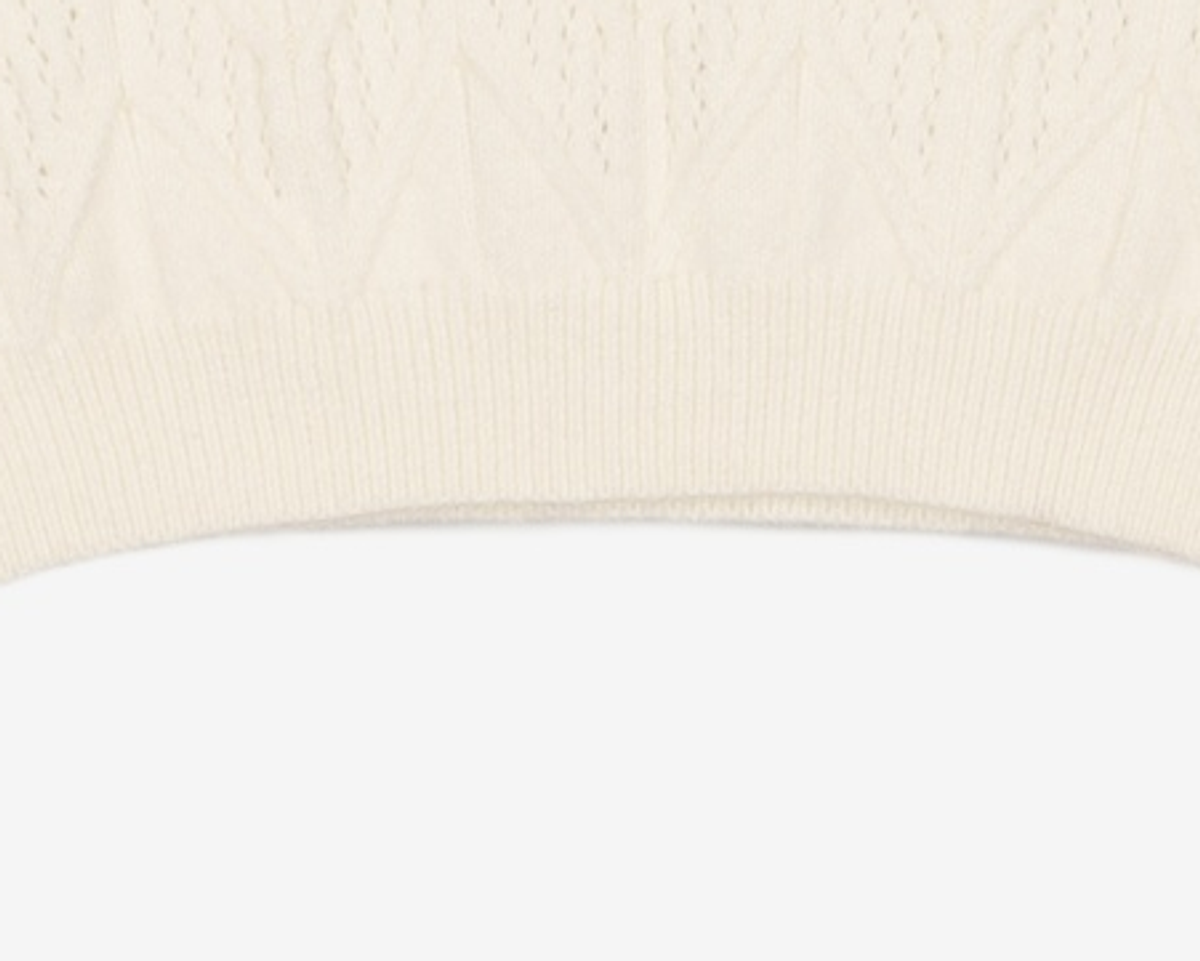 미쏘(MIXXO) 빅카라 조직 변형 루즈핏 스웨터 MIWKAB116T S