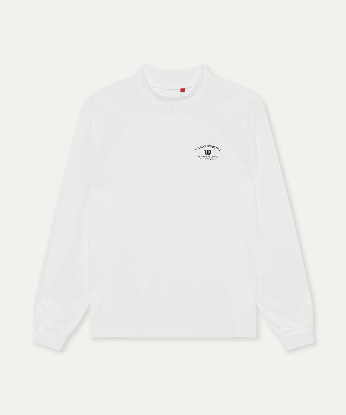 윌슨(WILSON) 퓨어드라이 디럭스 모크넥 긴팔티 (2color)